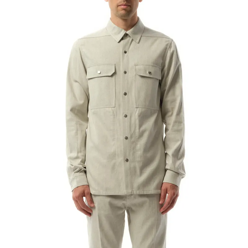 Denim Outershirt in Dinge sold by MARAIS