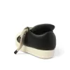 Jumbolaced Low Sneaker in Black/Milk/Milk sold by MARAIS