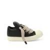 Jumbolaced Low Sneaker in Black/Milk/Milk sold by MARAIS