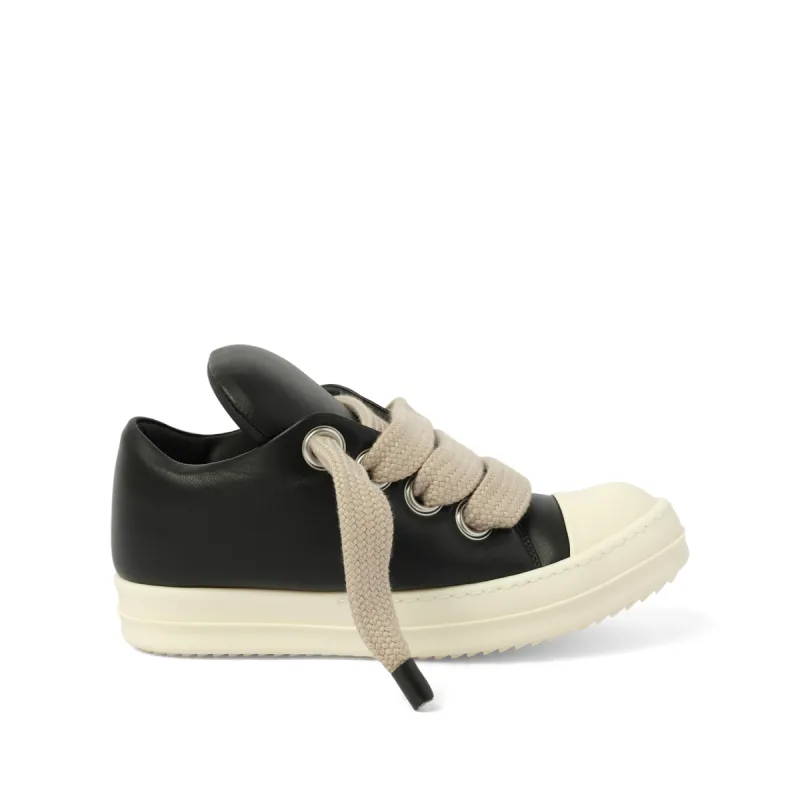 Jumbolaced Low Sneaker in Black/Milk/Milk sold by MARAIS