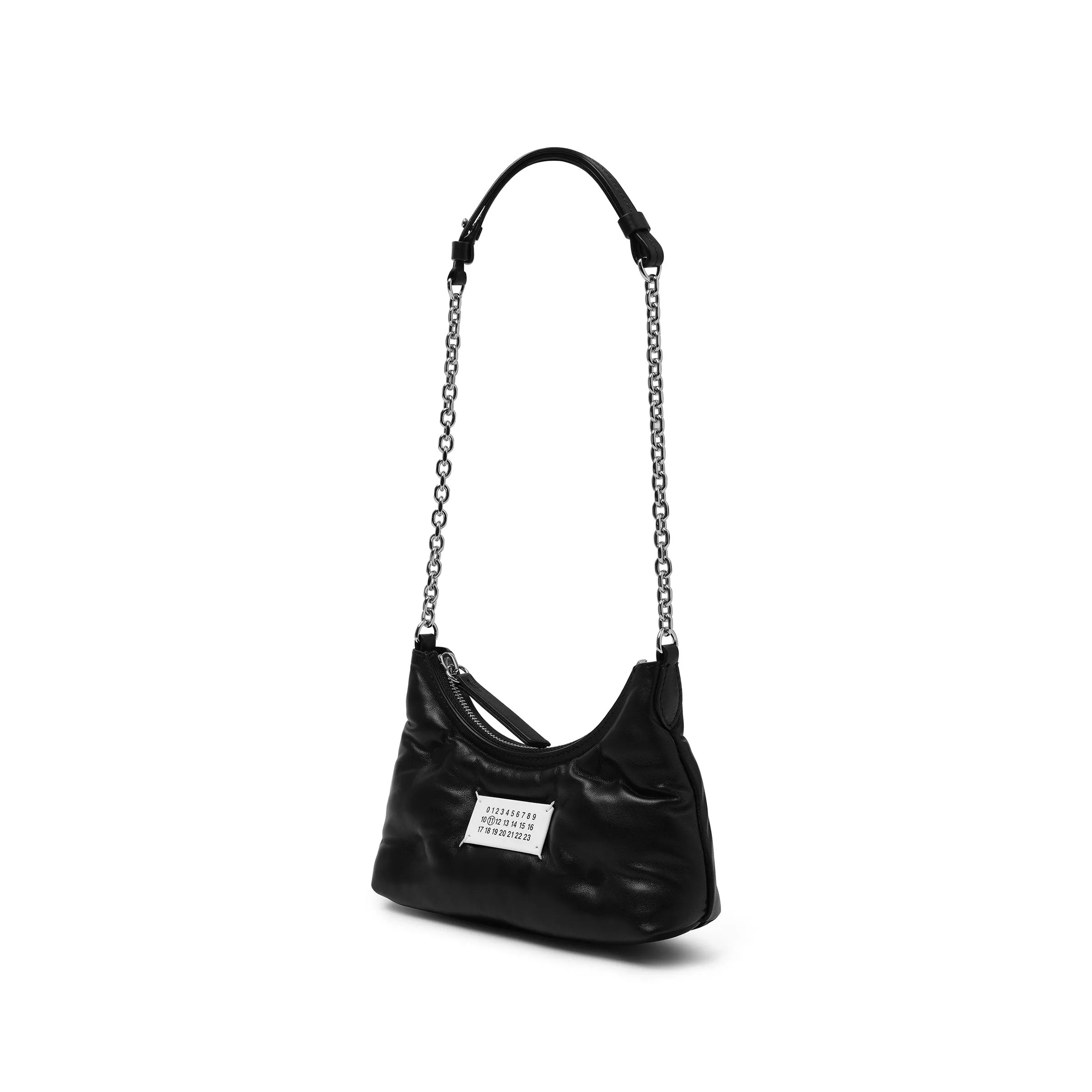 Micro Glam Slam Hobo Bag in Black sold by MARAIS product image thumbnail 2