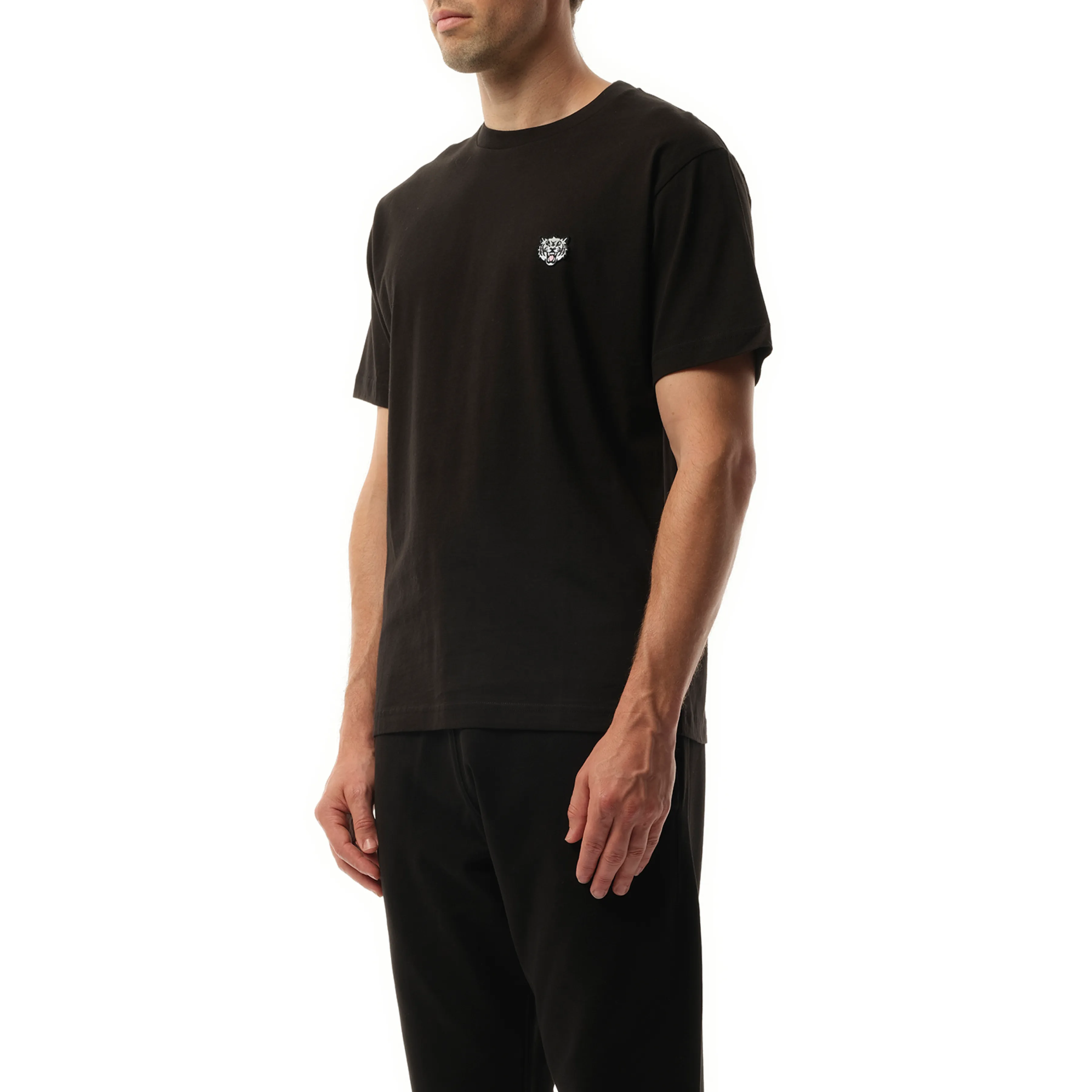Gots Kenzo Happy Tiger Embroidered Classic T-Shirt in Black sold by MARAIS product image thumbnail 5