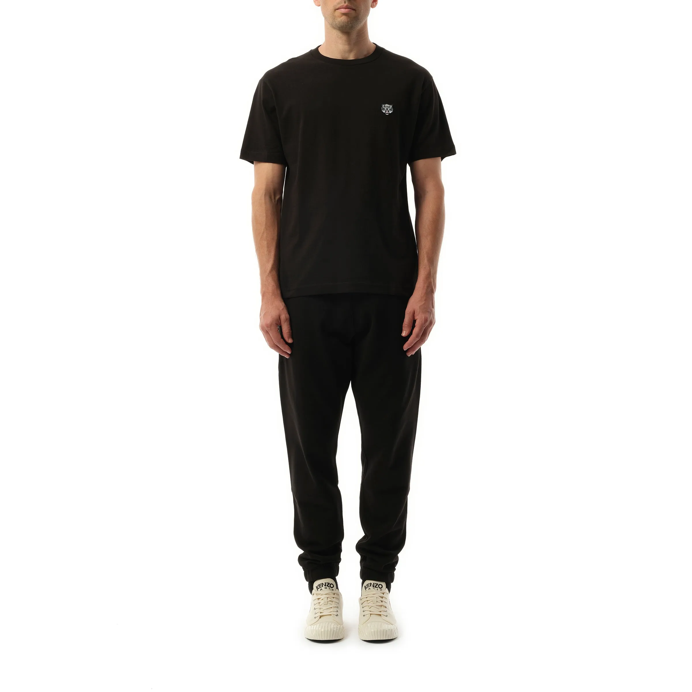 Gots Kenzo Happy Tiger Embroidered Classic T-Shirt in Black sold by MARAIS product image thumbnail 4