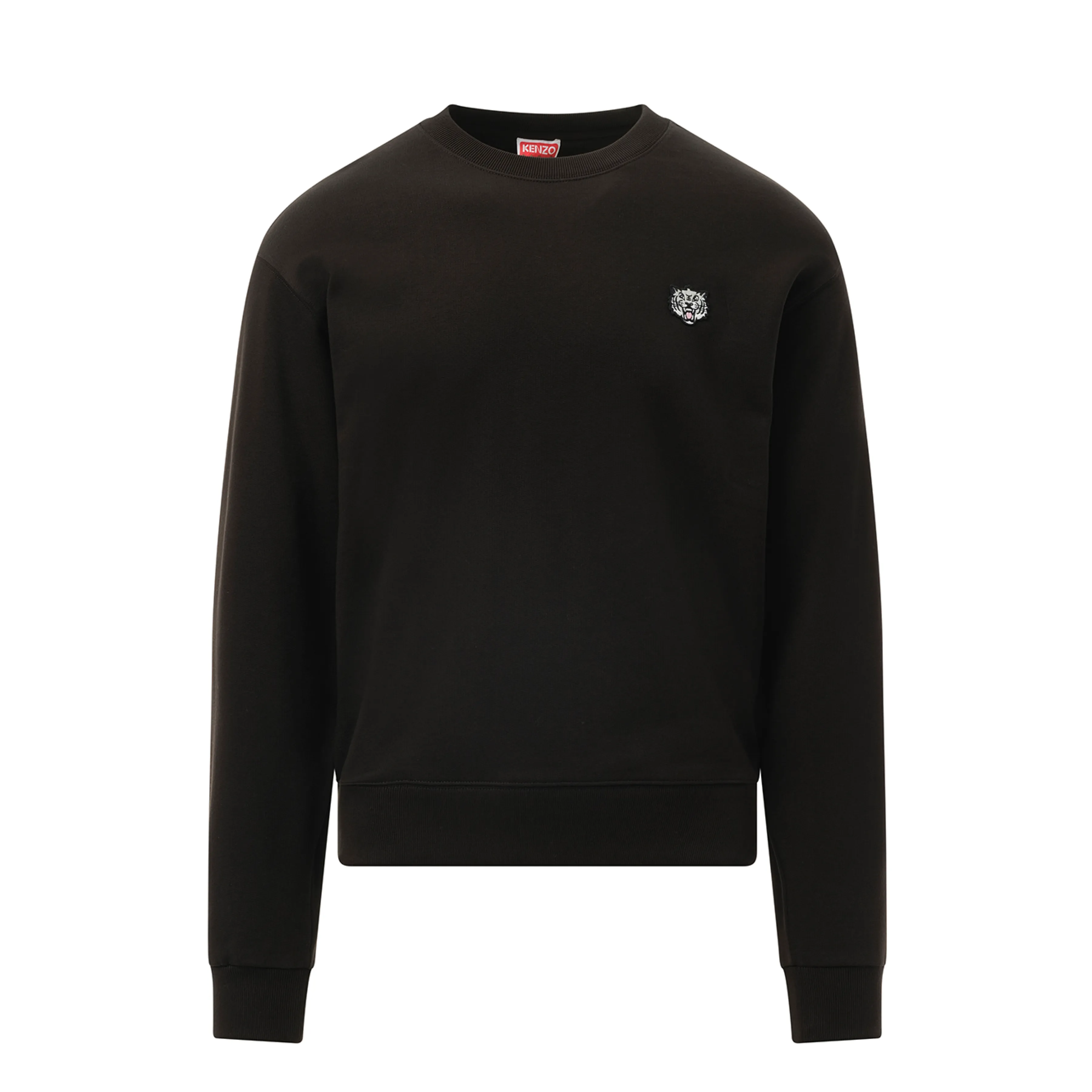Kenzo Happy Tiger Embroidered Classic Sweatshirt in Black sold by MARAIS product image thumbnail 2