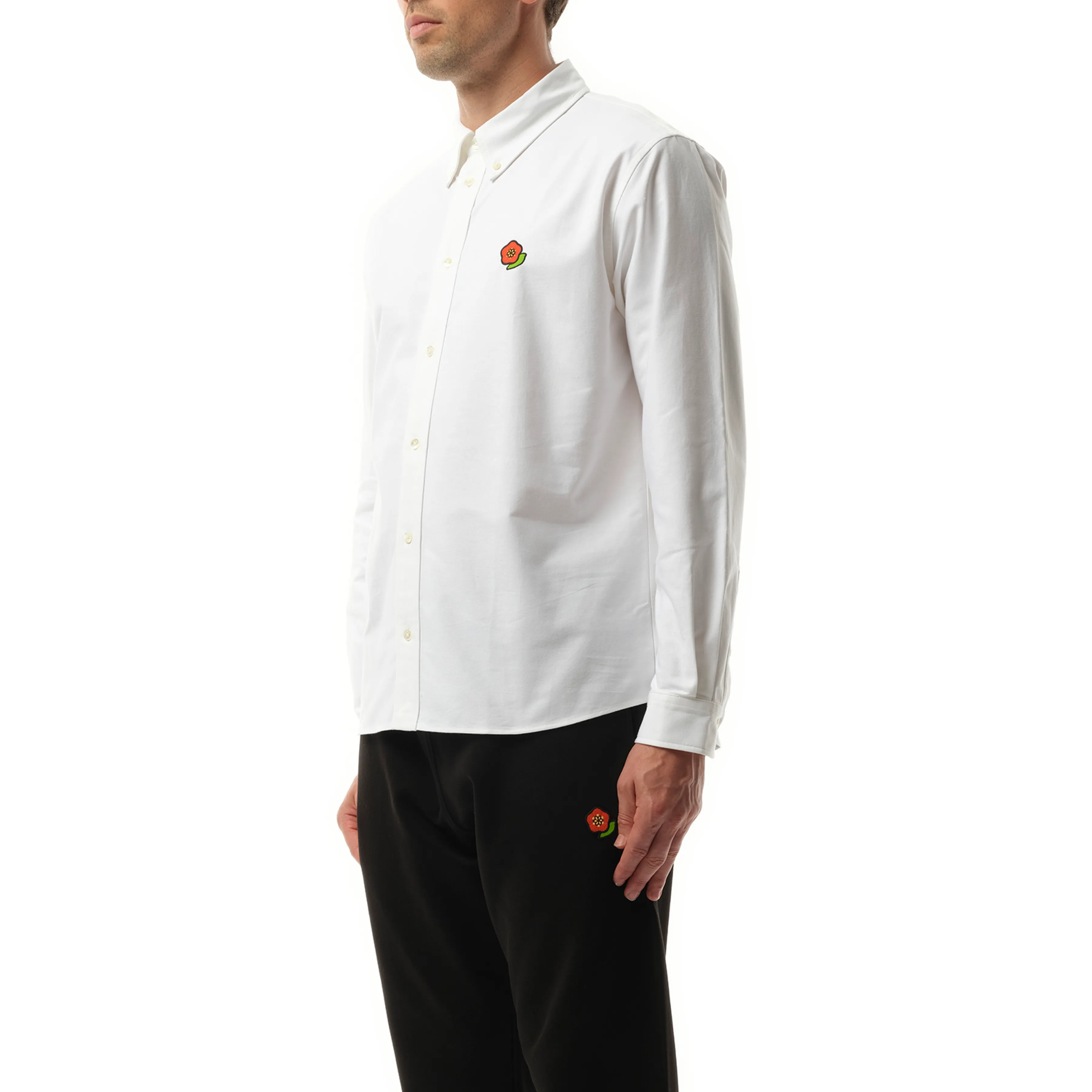 Kenzo Pop Crest Casual Shirt in White sold by MARAIS product image thumbnail 5