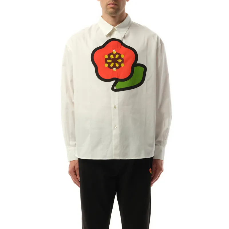 Kenzo Pop Casual Shirt in White sold by MARAIS