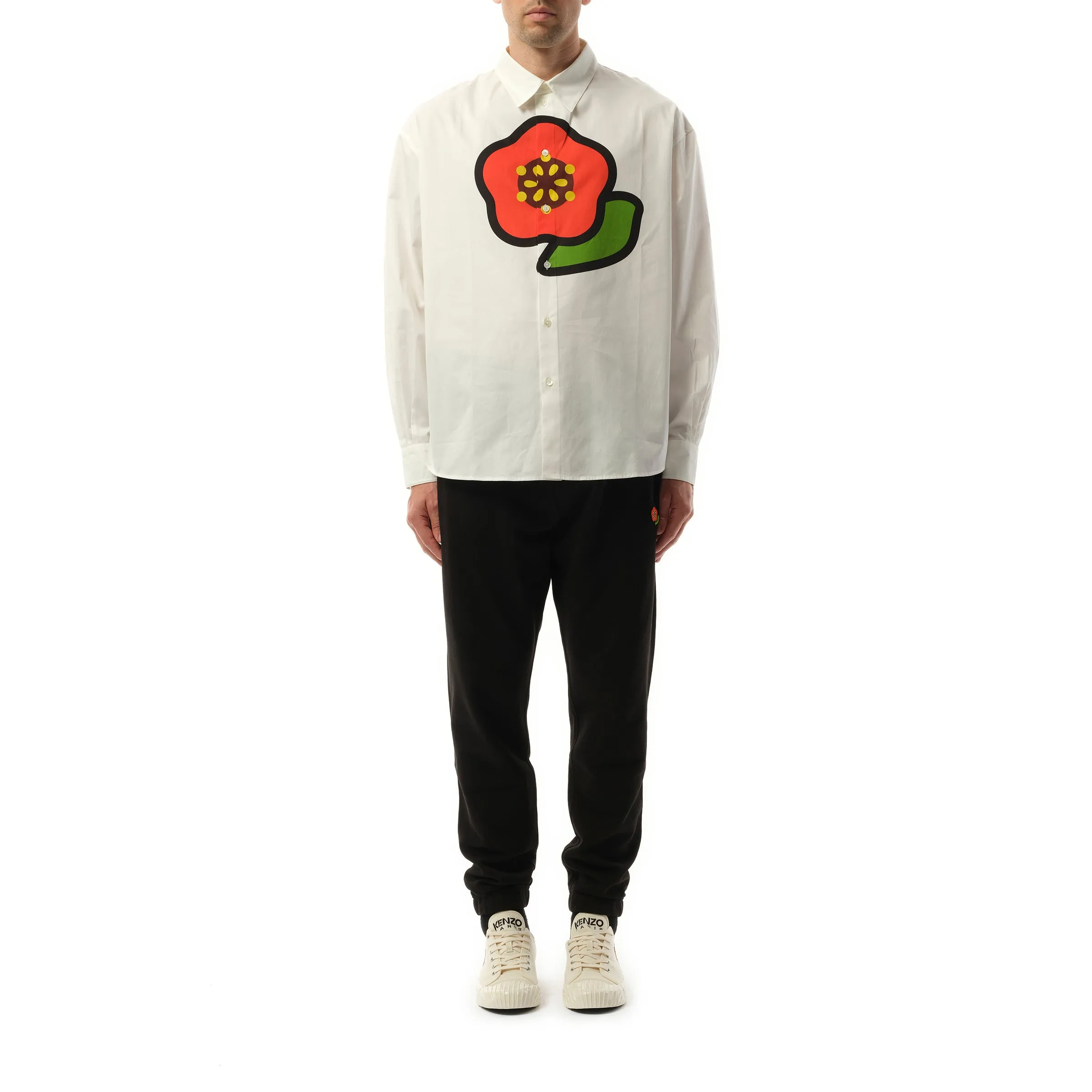 Kenzo Pop Casual Shirt in White sold by MARAIS product image thumbnail 4