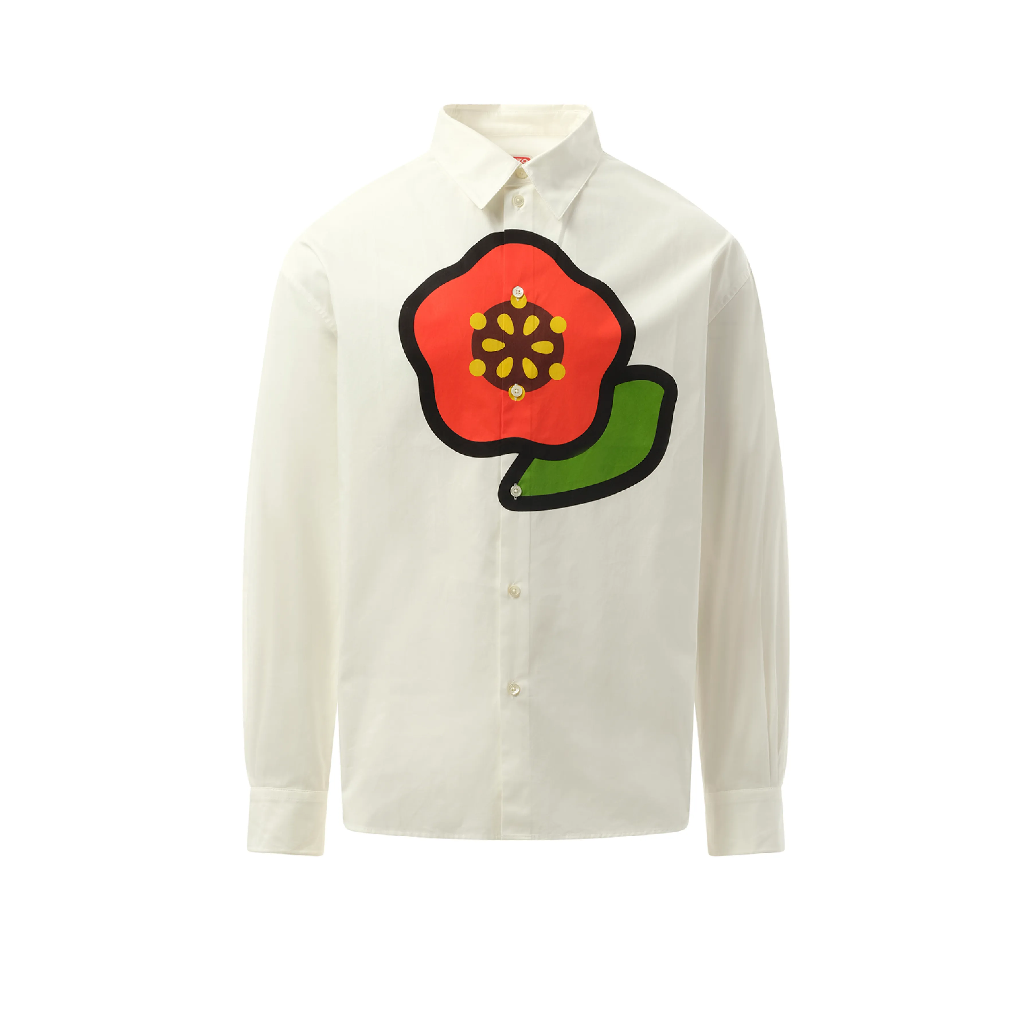 Kenzo Pop Casual Shirt in White sold by MARAIS product image thumbnail 2