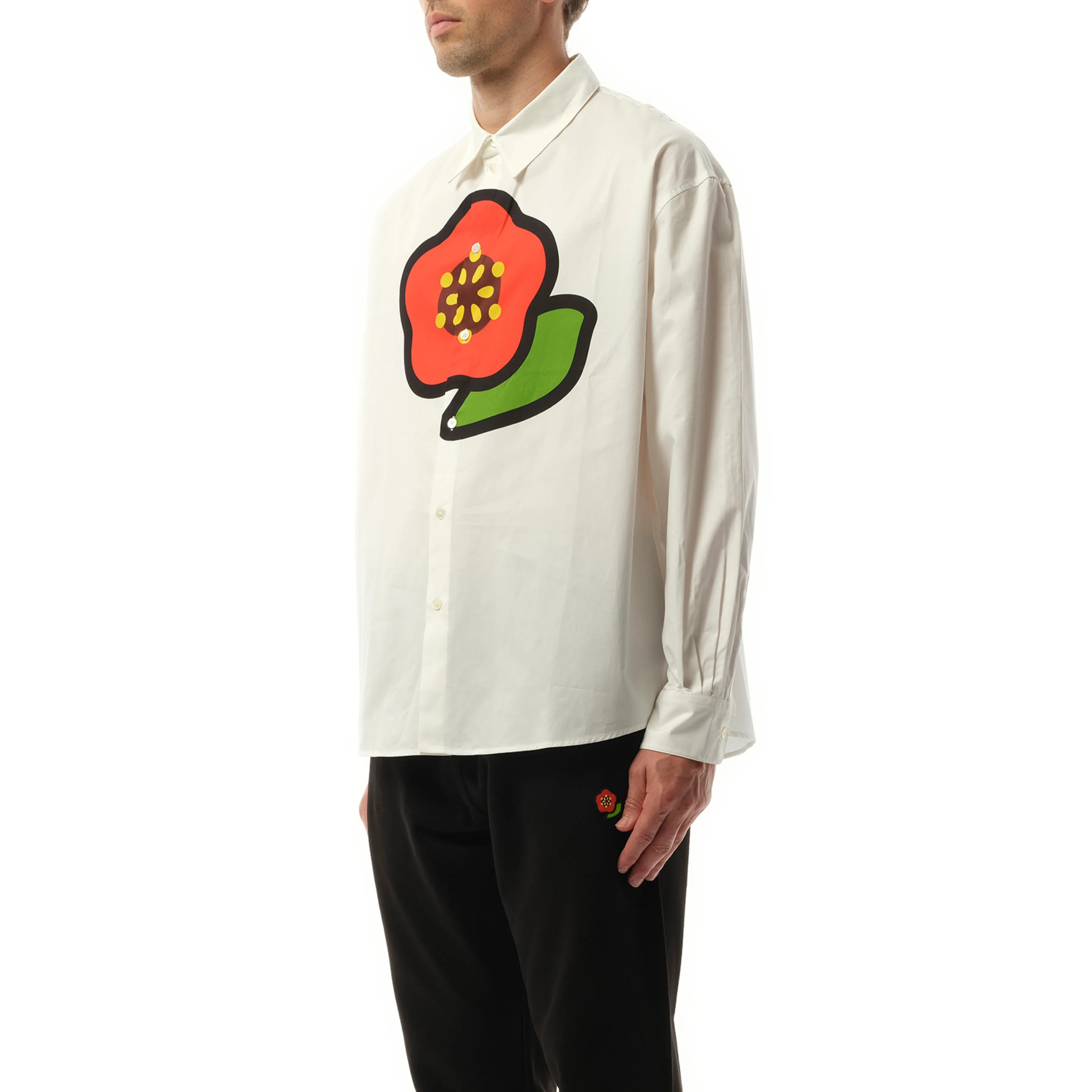 Kenzo Pop Casual Shirt in White sold by MARAIS product image thumbnail 5