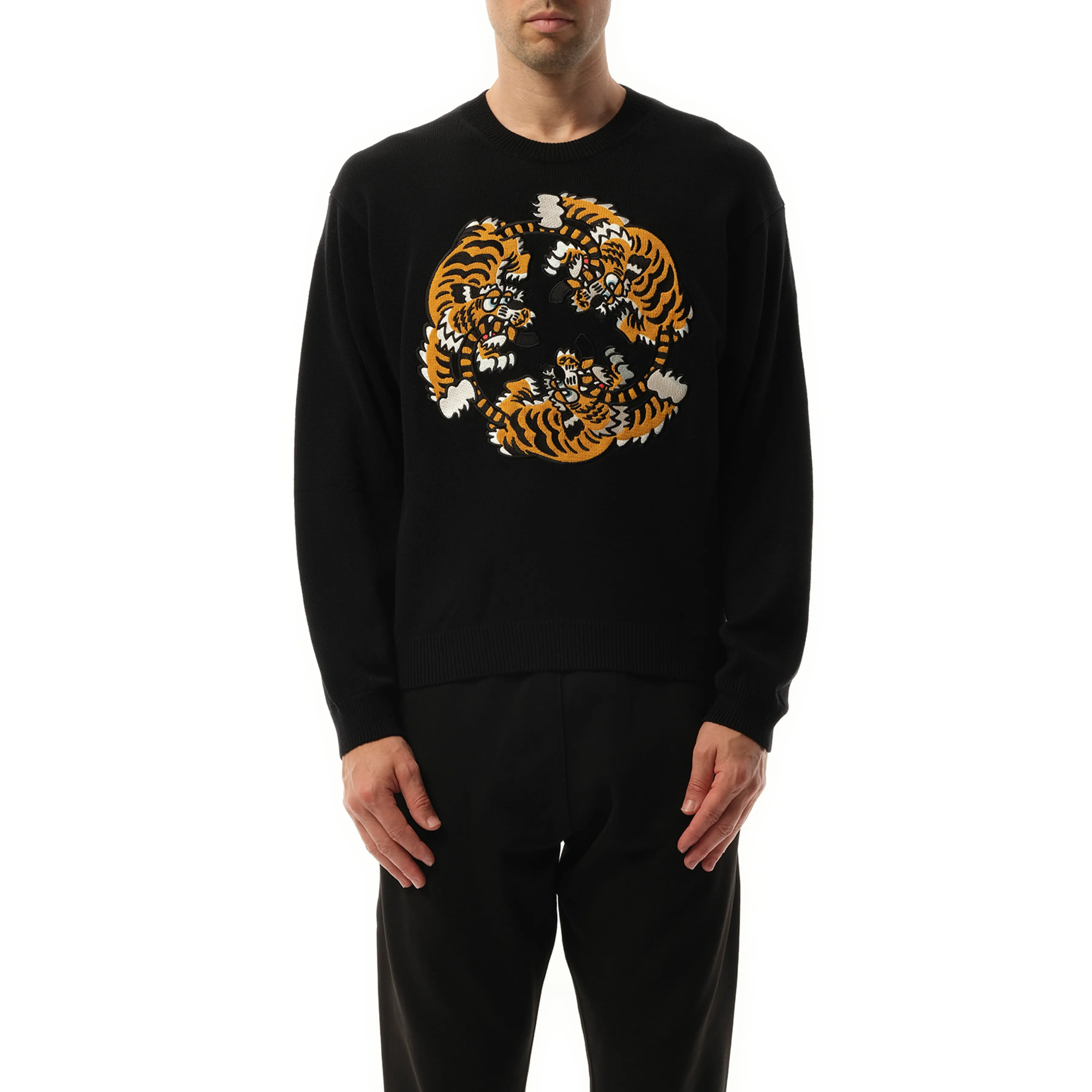 Verdy Collection Knit Sweater in Black sold by MARAIS