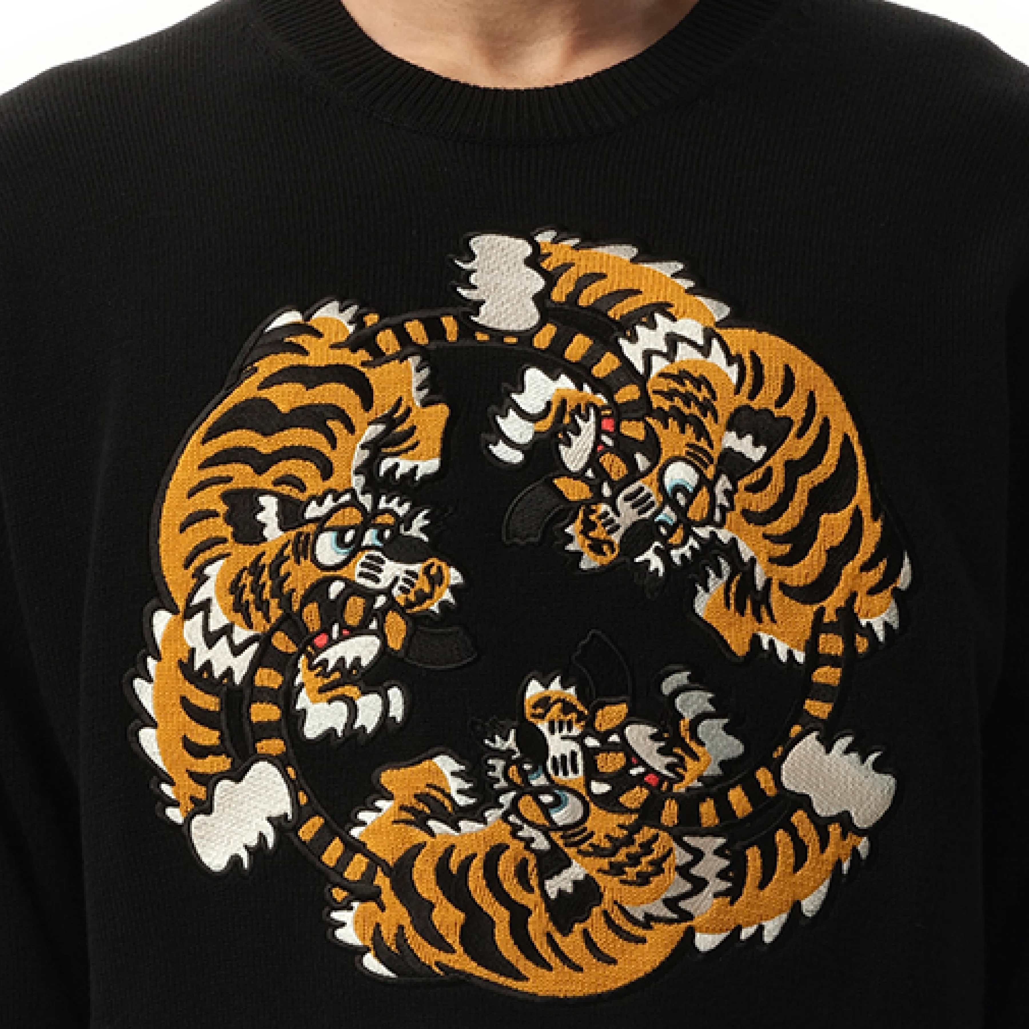 Verdy Collection Knit Sweater in Black sold by MARAIS product image thumbnail 3