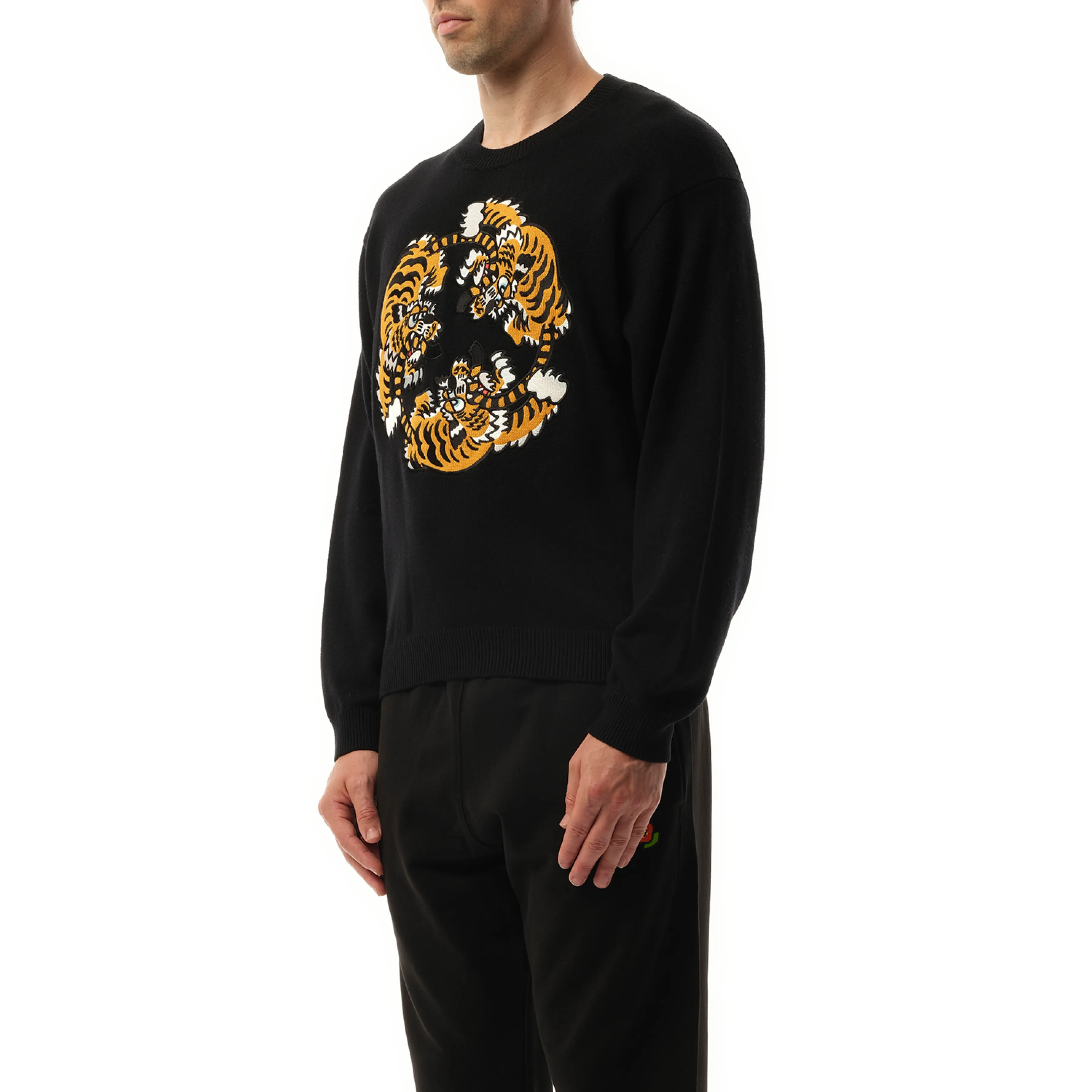 Verdy Collection Knit Sweater in Black sold by MARAIS product image thumbnail 5