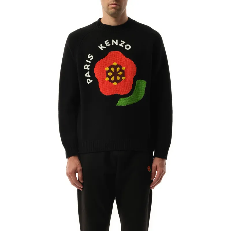 Kenzo Pop Knit Sweater in Black sold by MARAIS