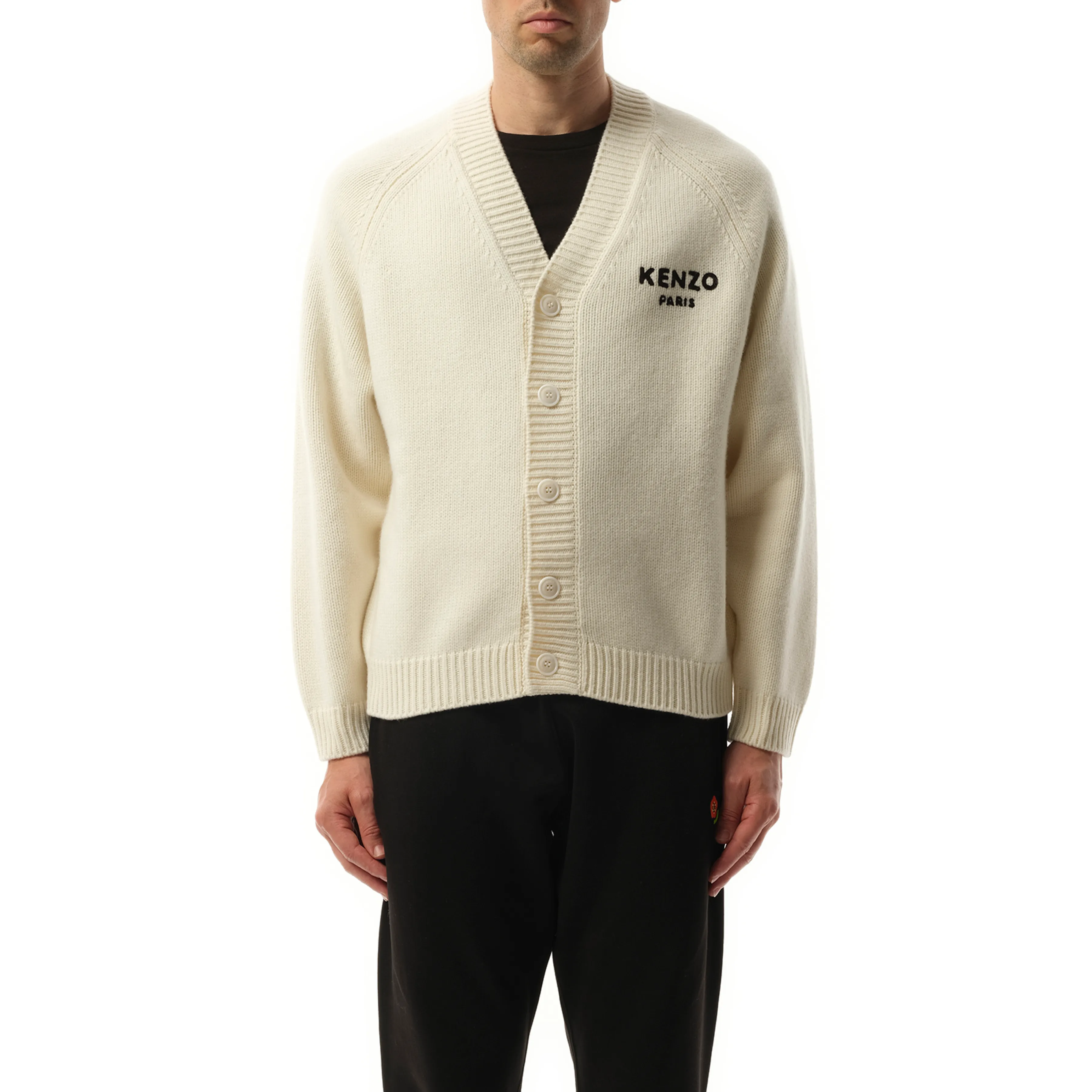 Kenzo Pop Cardigan in Off White sold by MARAIS
