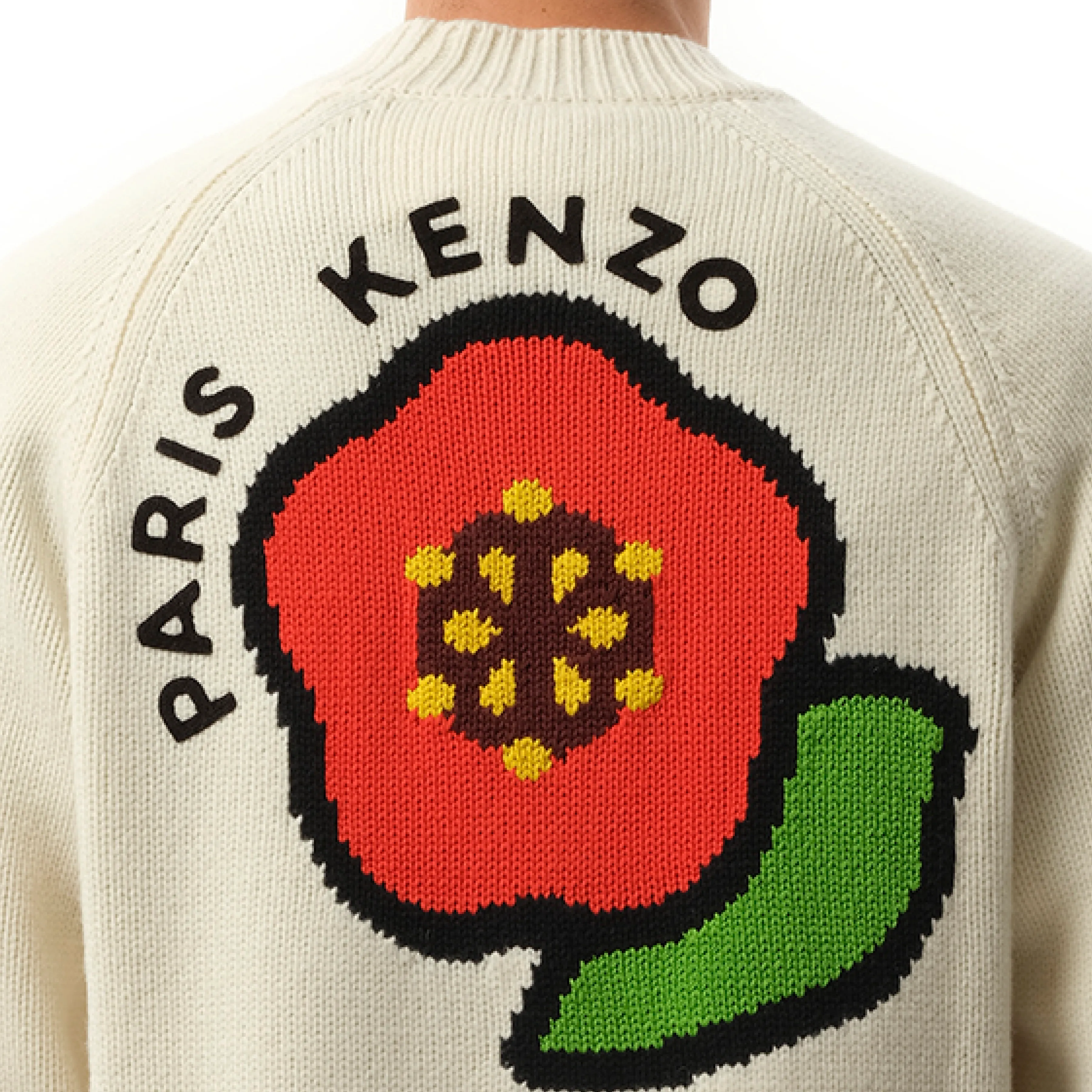 Kenzo Pop Cardigan in Off White sold by MARAIS product image thumbnail 3