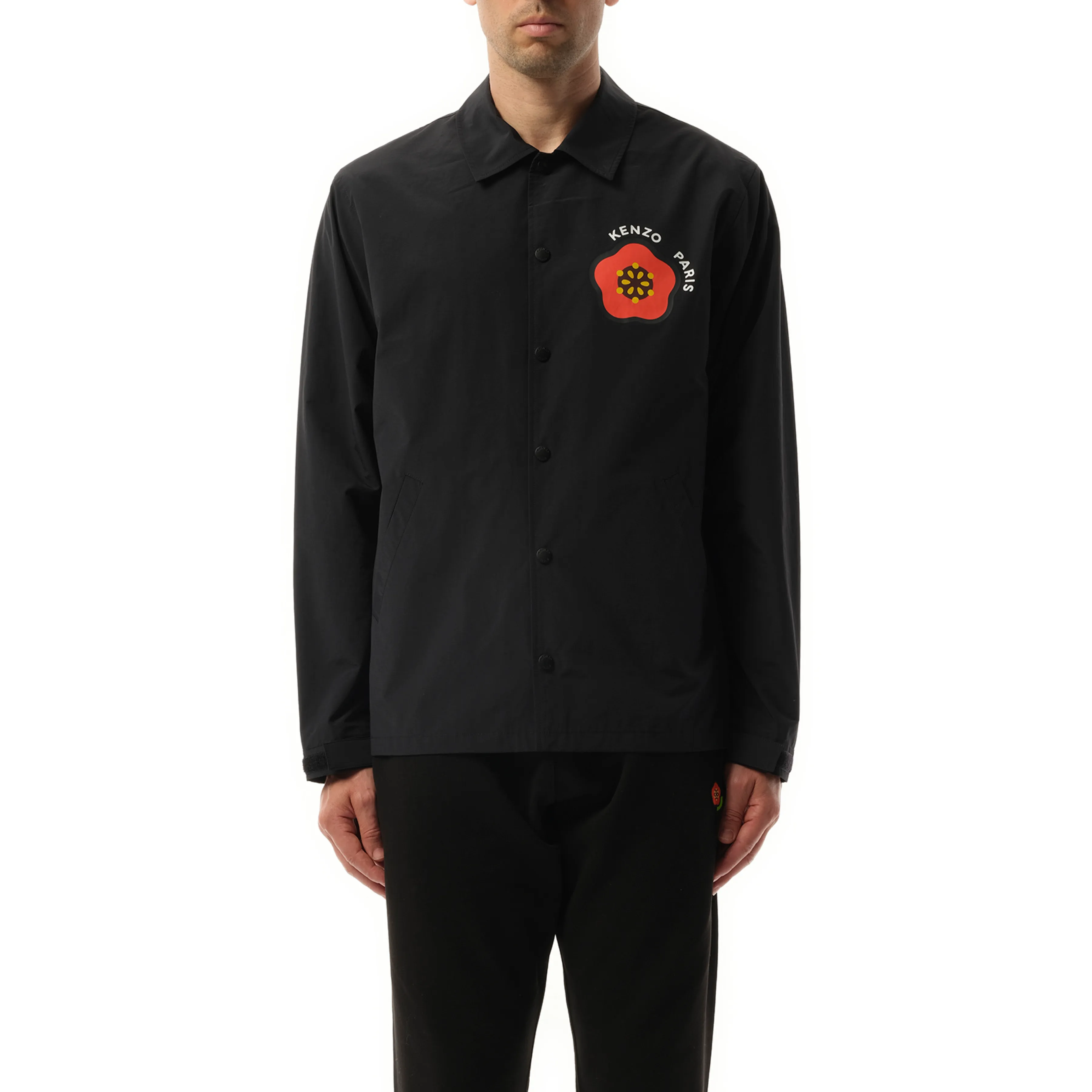Kenzo Pop Light Coach Jacket in Black sold by MARAIS