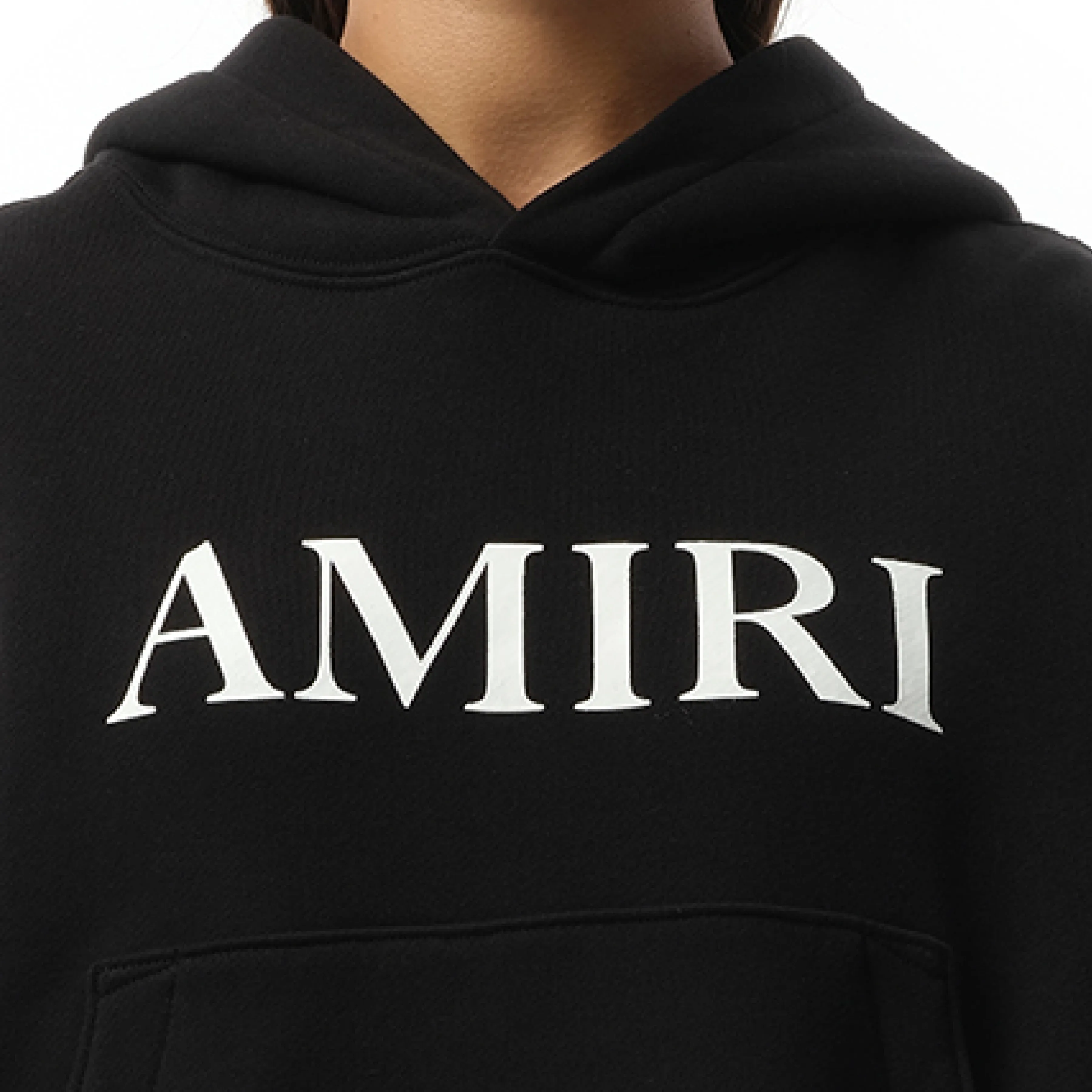 Amiri Core Logo Hoodie in Black sold by MARAIS product image thumbnail 3