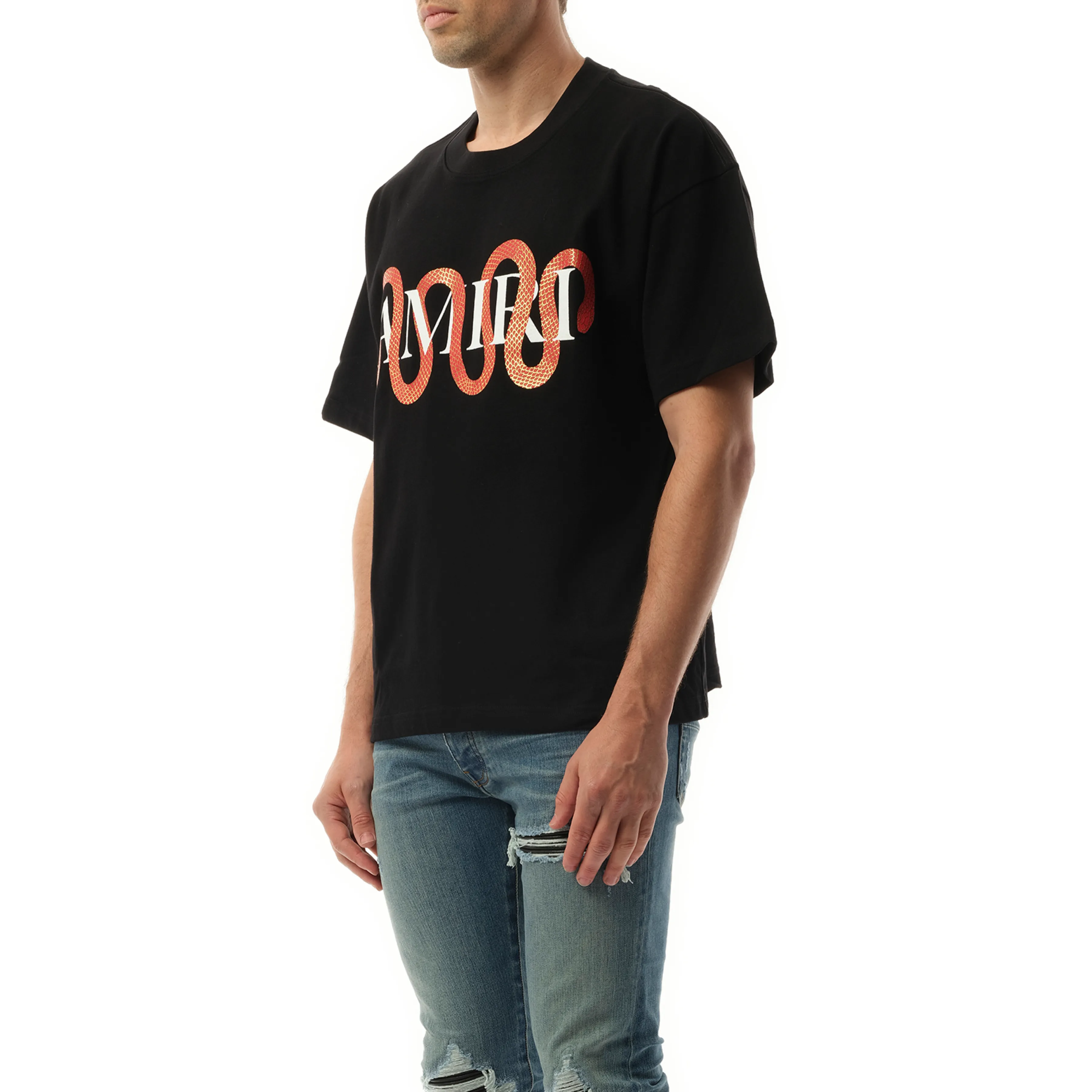 Amiri Snake T-Shirt in Black sold by MARAIS product image thumbnail 5
