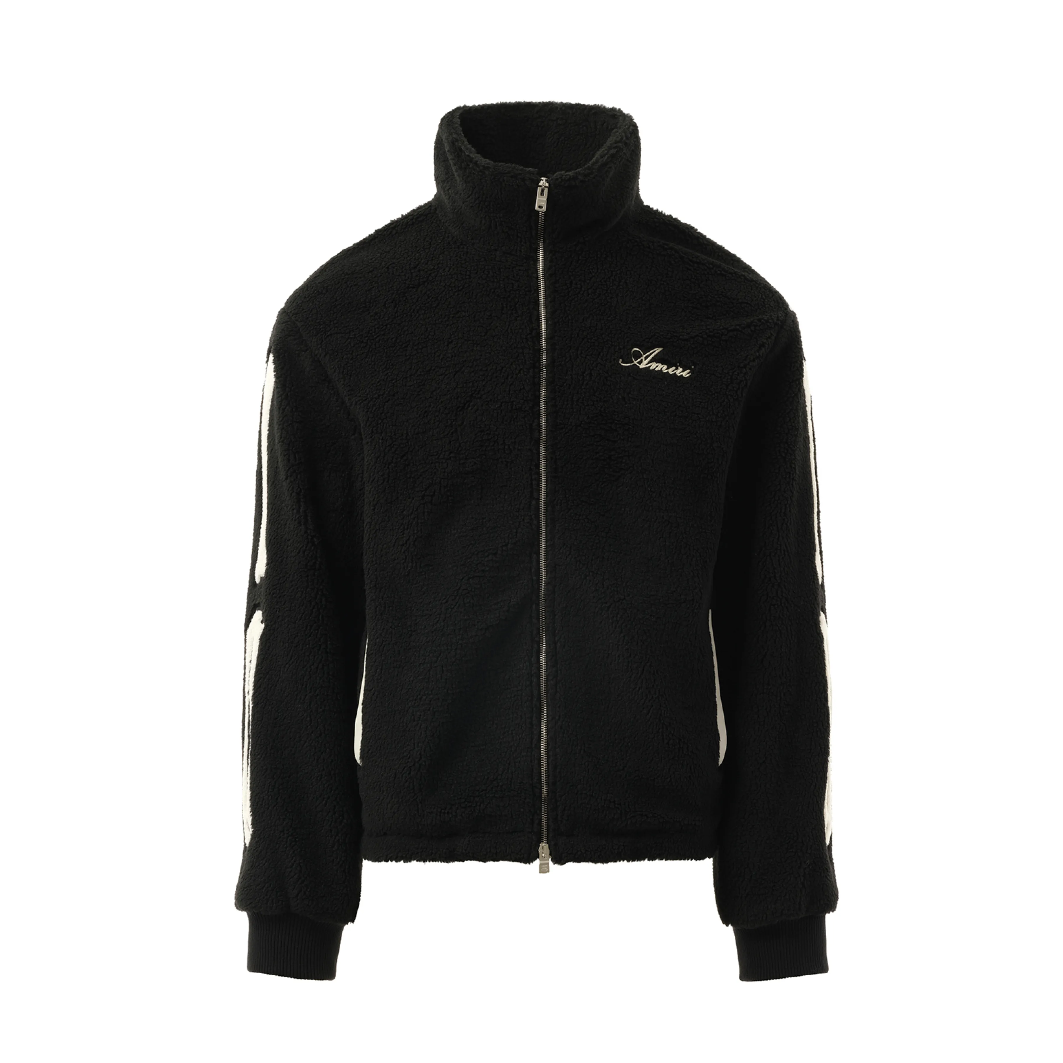 Bones Fleece Jacket in Black sold by MARAIS product image thumbnail 2