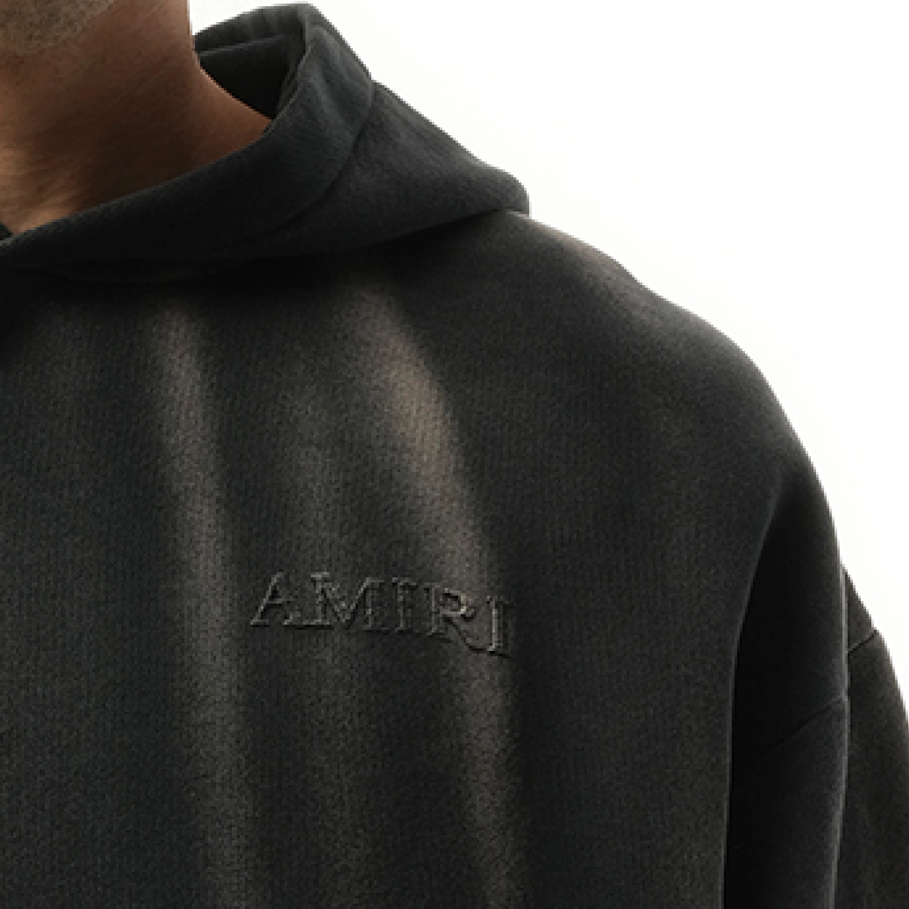 Vintage Amiri Oversized Hoodie in Black sold by MARAIS product image thumbnail 3