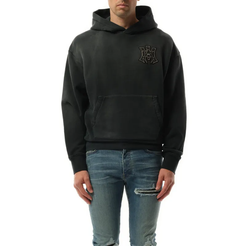 MA Hollywood Oversized Hoodie in Black made by AMIRI