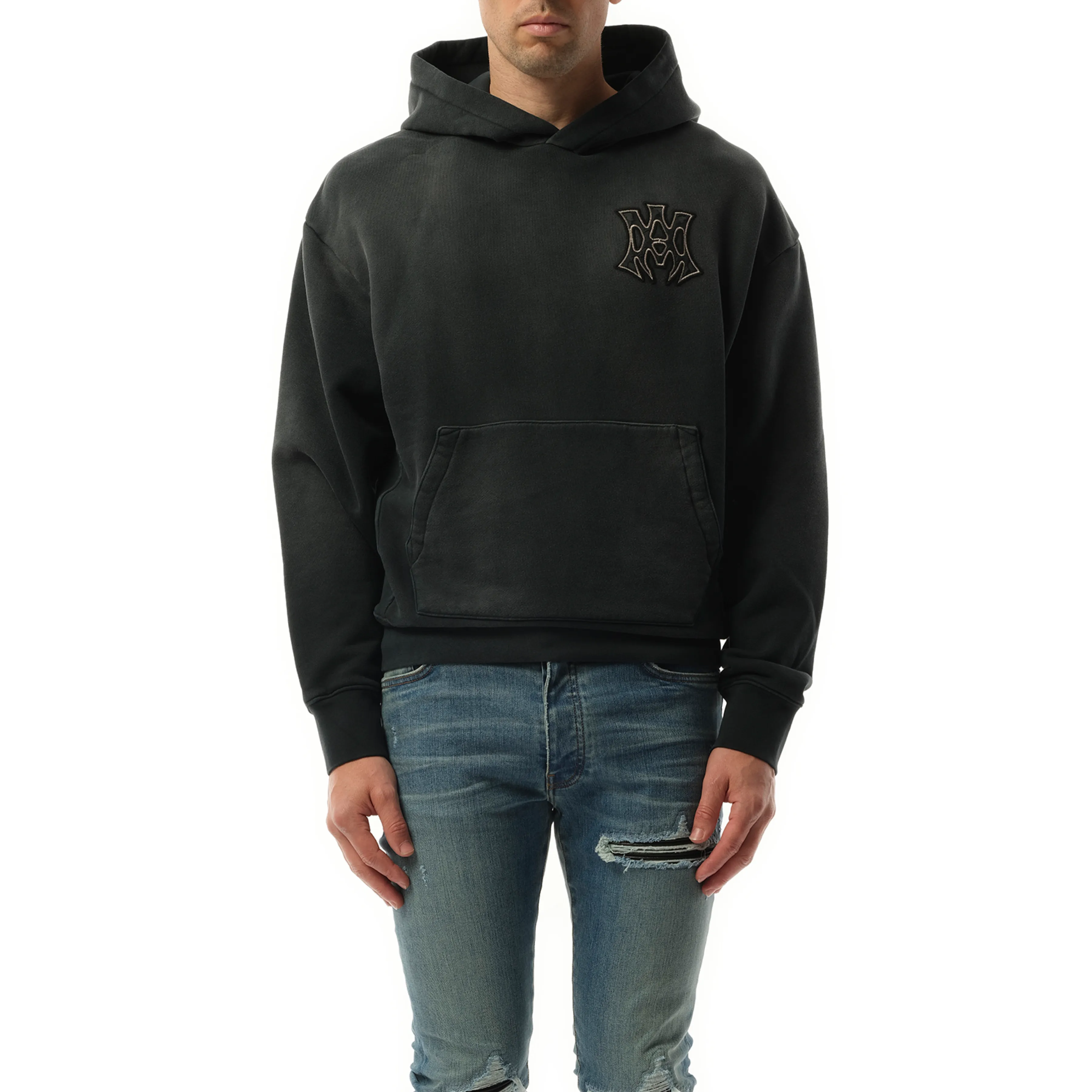 MA Hollywood Oversized Hoodie in Black sold by MARAIS