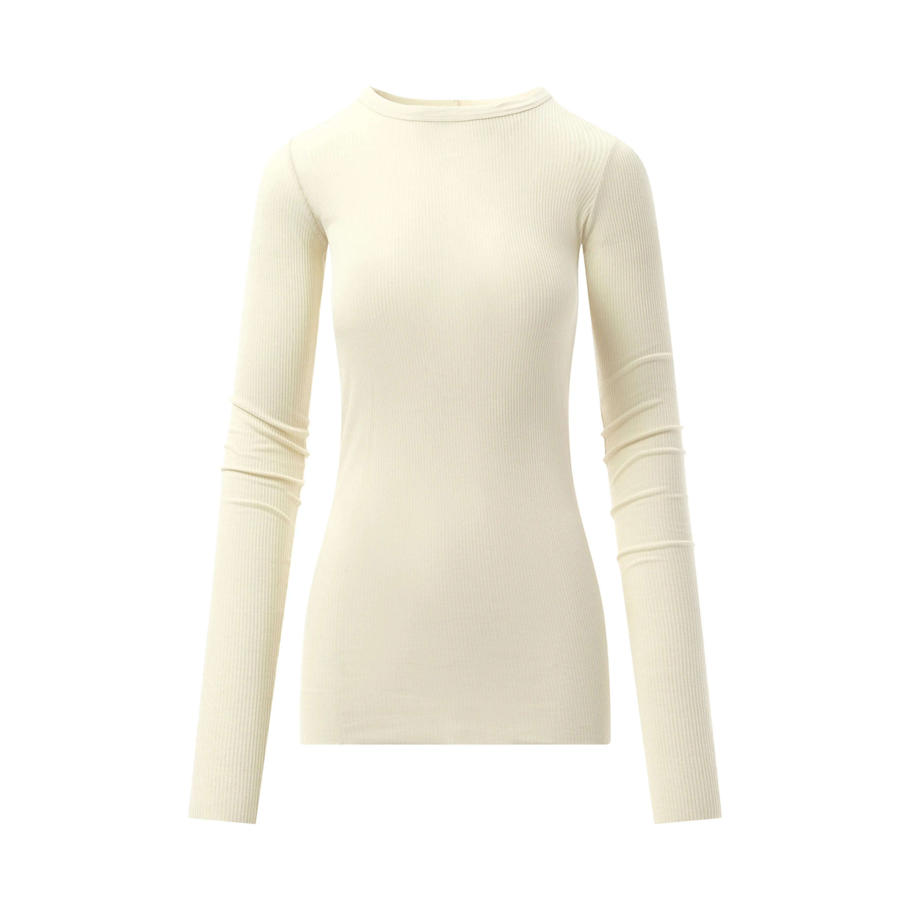 Rib Long Sleeve T-Shirt in Dinge sold by MARAIS product image thumbnail 2