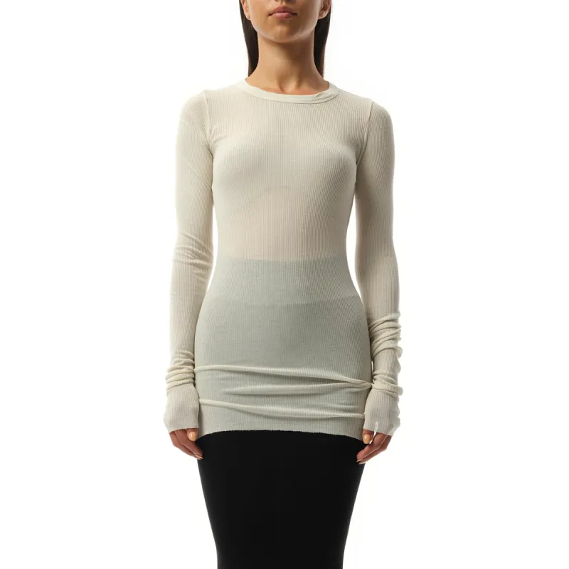Rib Long Sleeve T-Shirt in Dinge sold by MARAIS