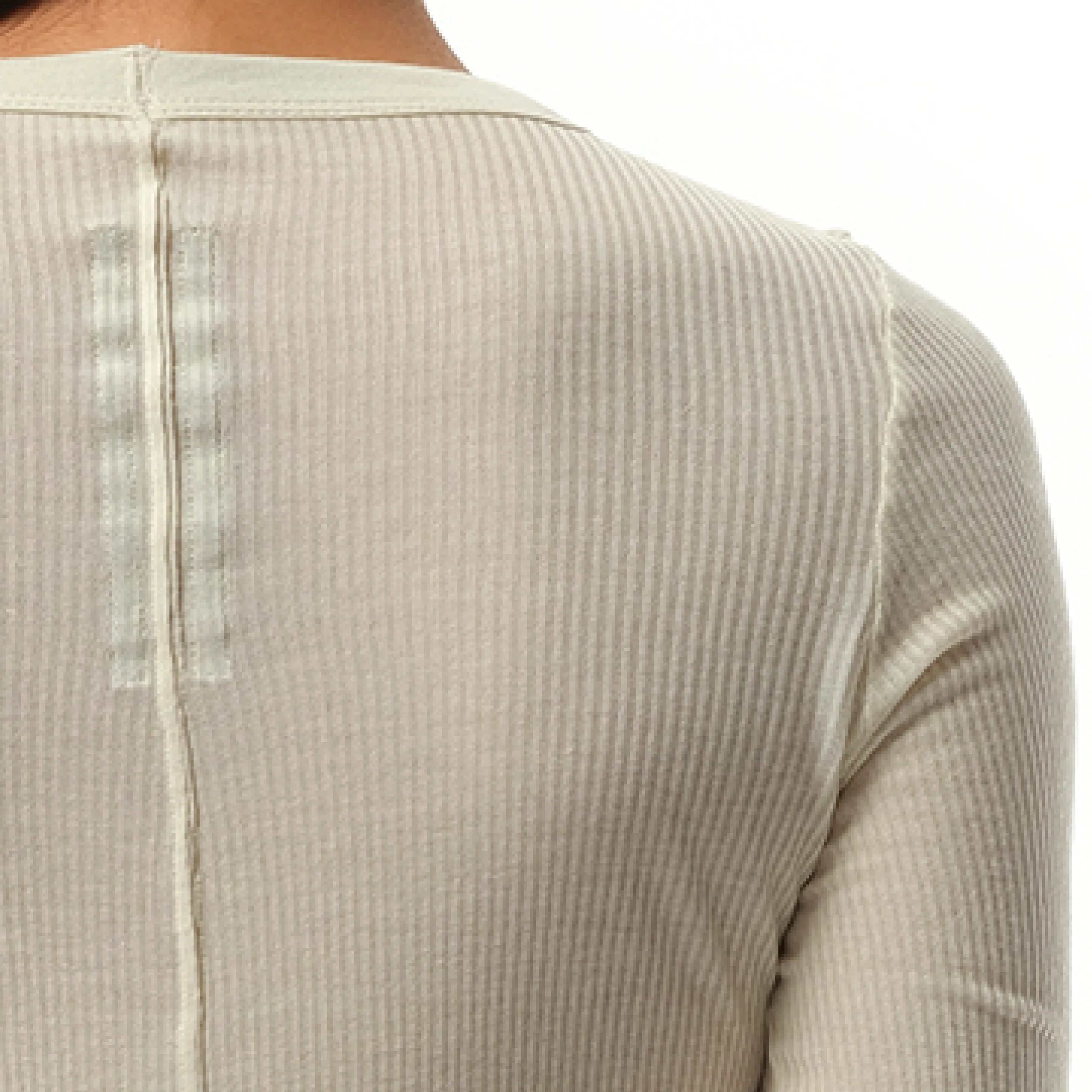 Rib Long Sleeve T-Shirt in Dinge sold by MARAIS product image thumbnail 3