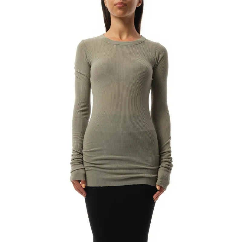 Rib Long Sleeve T-Shirt in Celadon sold by MARAIS