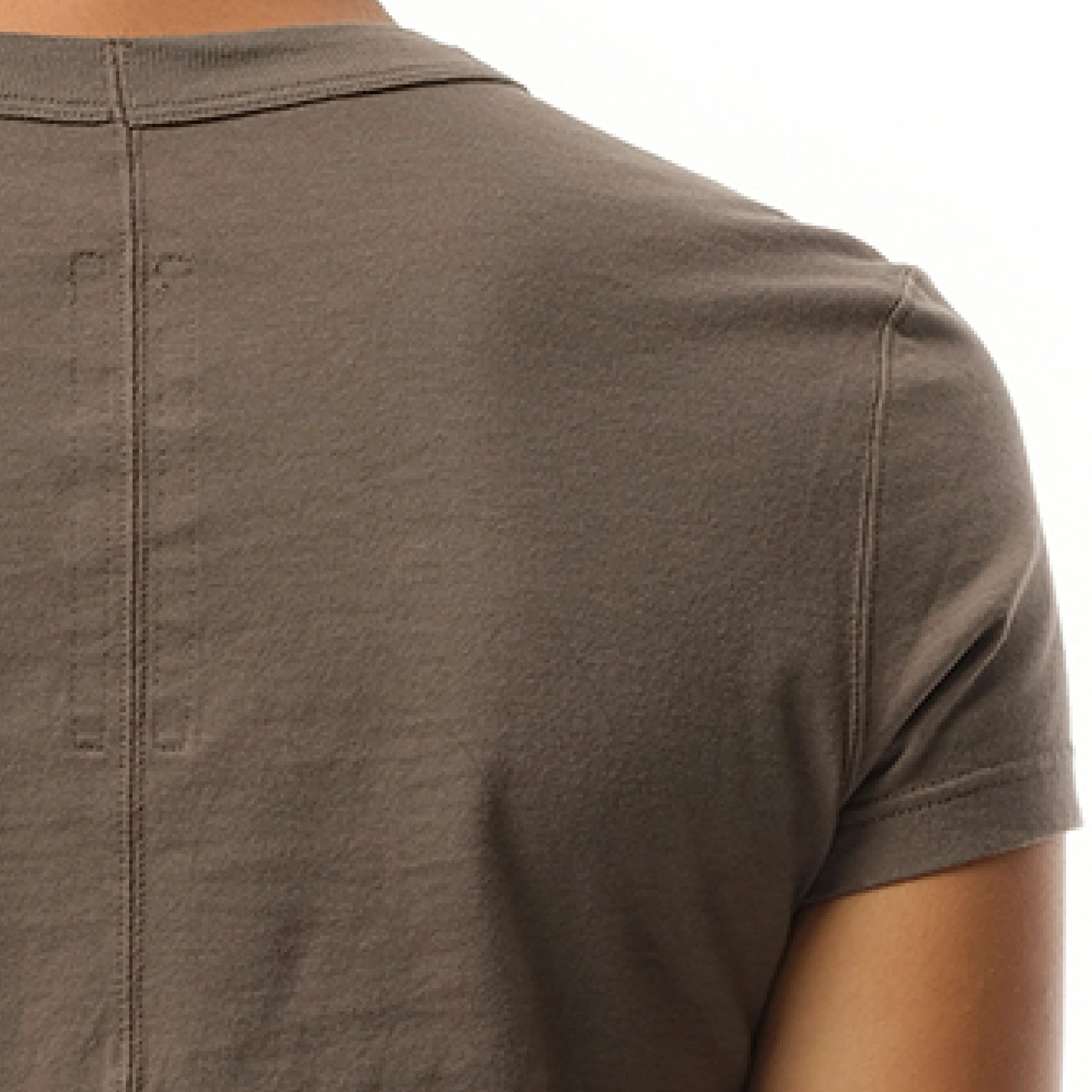 Cropped Level T-Shirt in Dust sold by MARAIS product image thumbnail 3