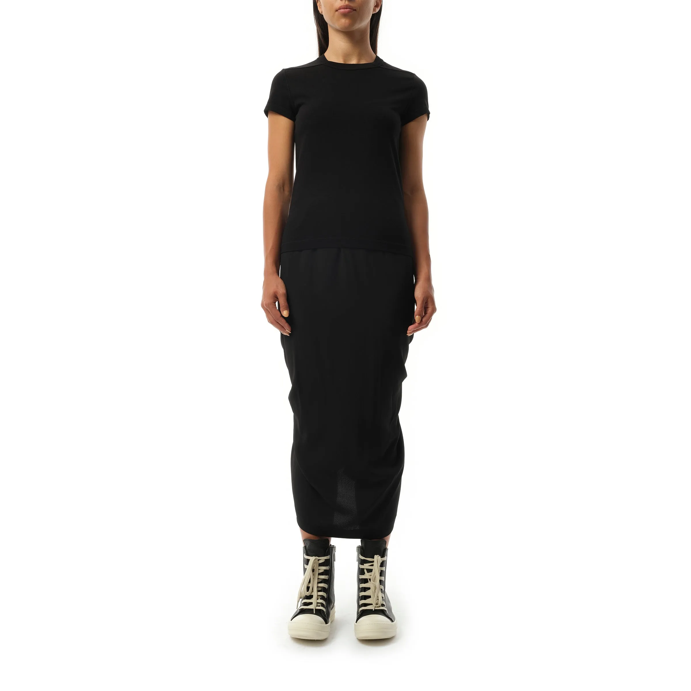 Cropped Level T-Shirt in Black sold by MARAIS product image thumbnail 4