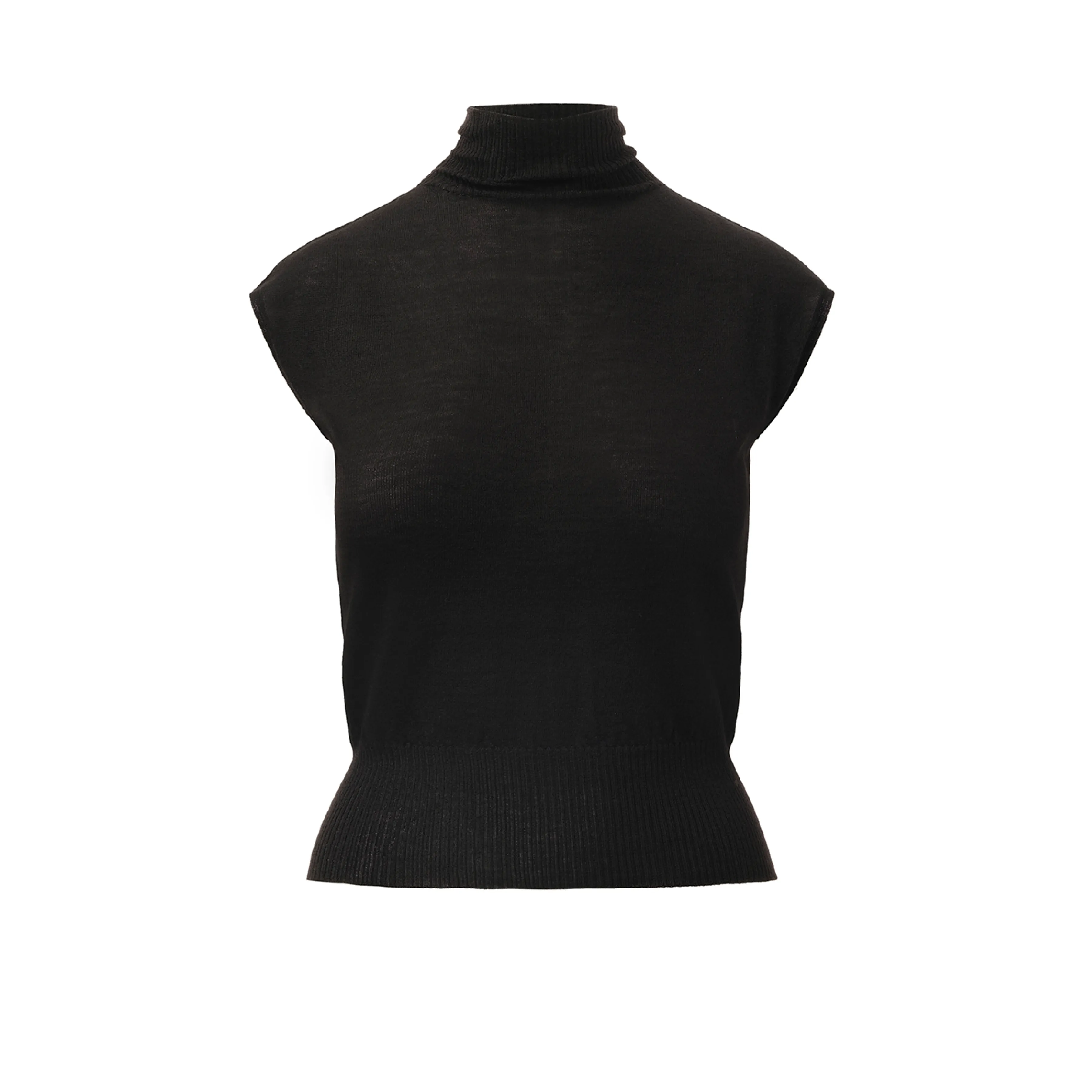 Sleeveless Turtle in Black sold by MARAIS product image thumbnail 2