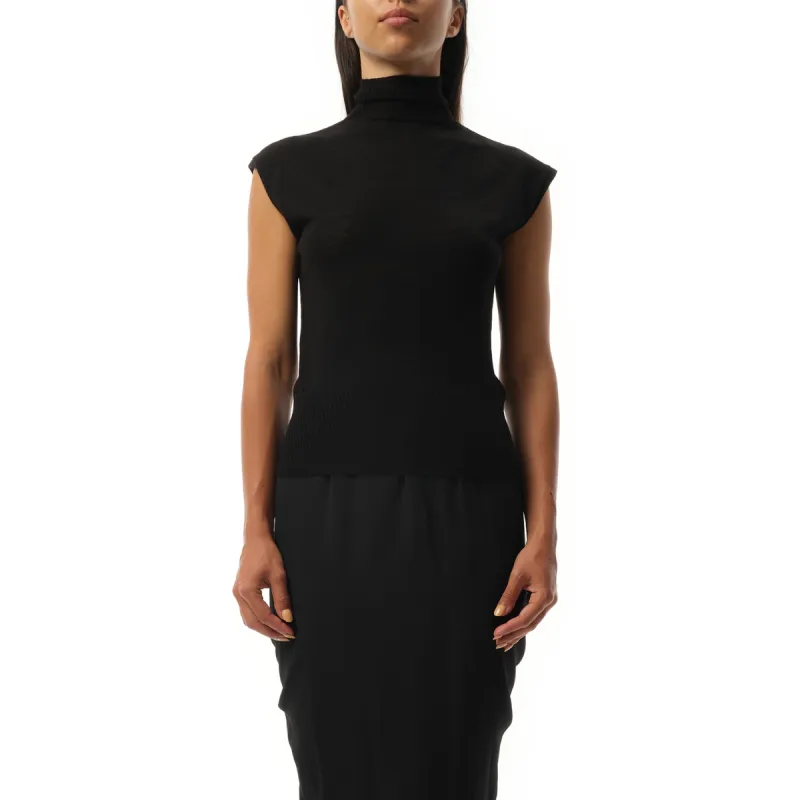 Sleeveless Turtle in Black sold by MARAIS