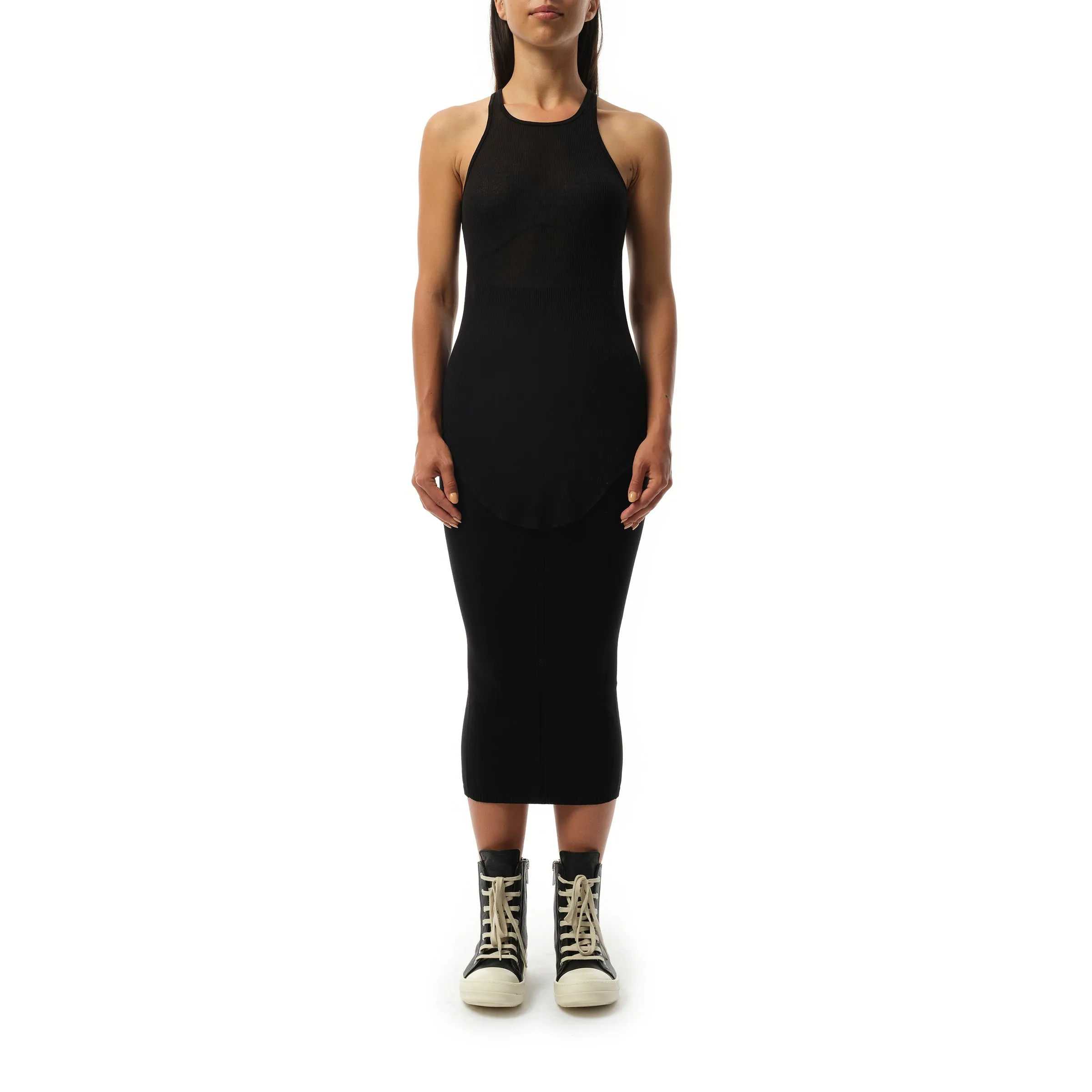 Basic Rib Tank Top in Black sold by MARAIS product image thumbnail 4