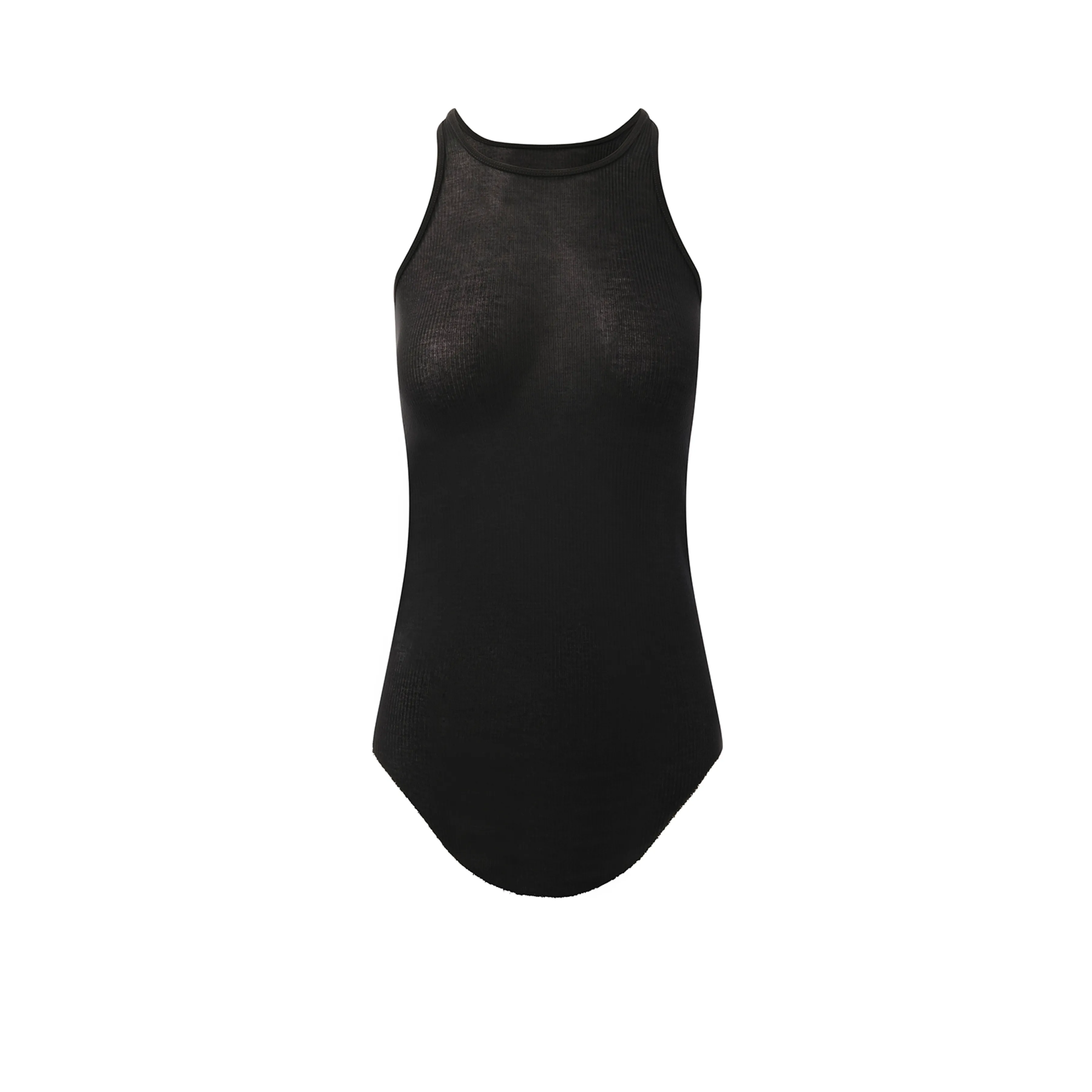 Basic Rib Tank Top in Black sold by MARAIS product image thumbnail 2