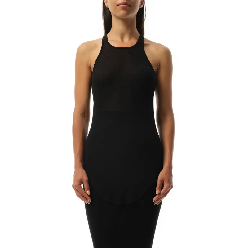 Basic Rib Tank Top in Black sold by MARAIS