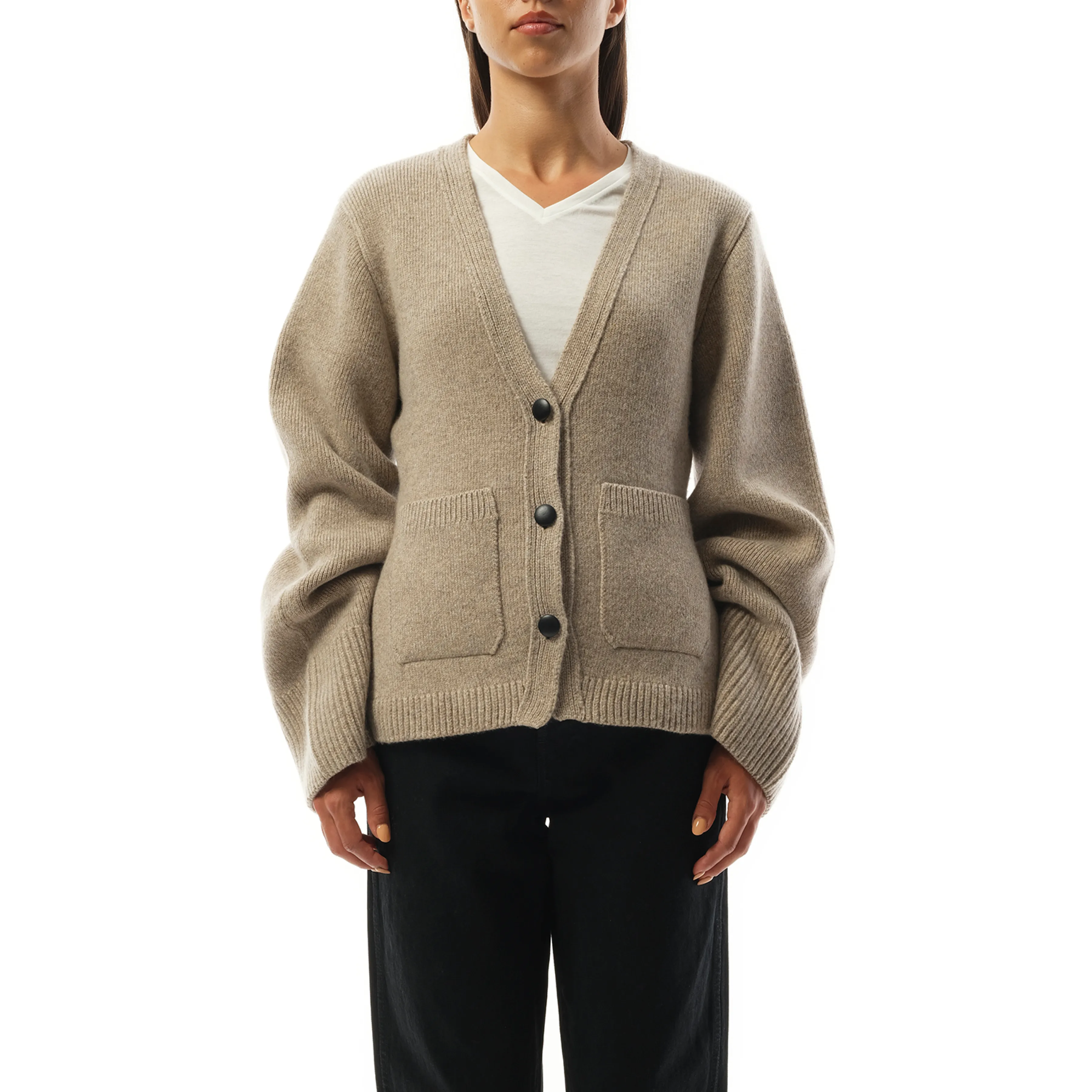 Scarlet Cardigan in Sepia sold by MARAIS