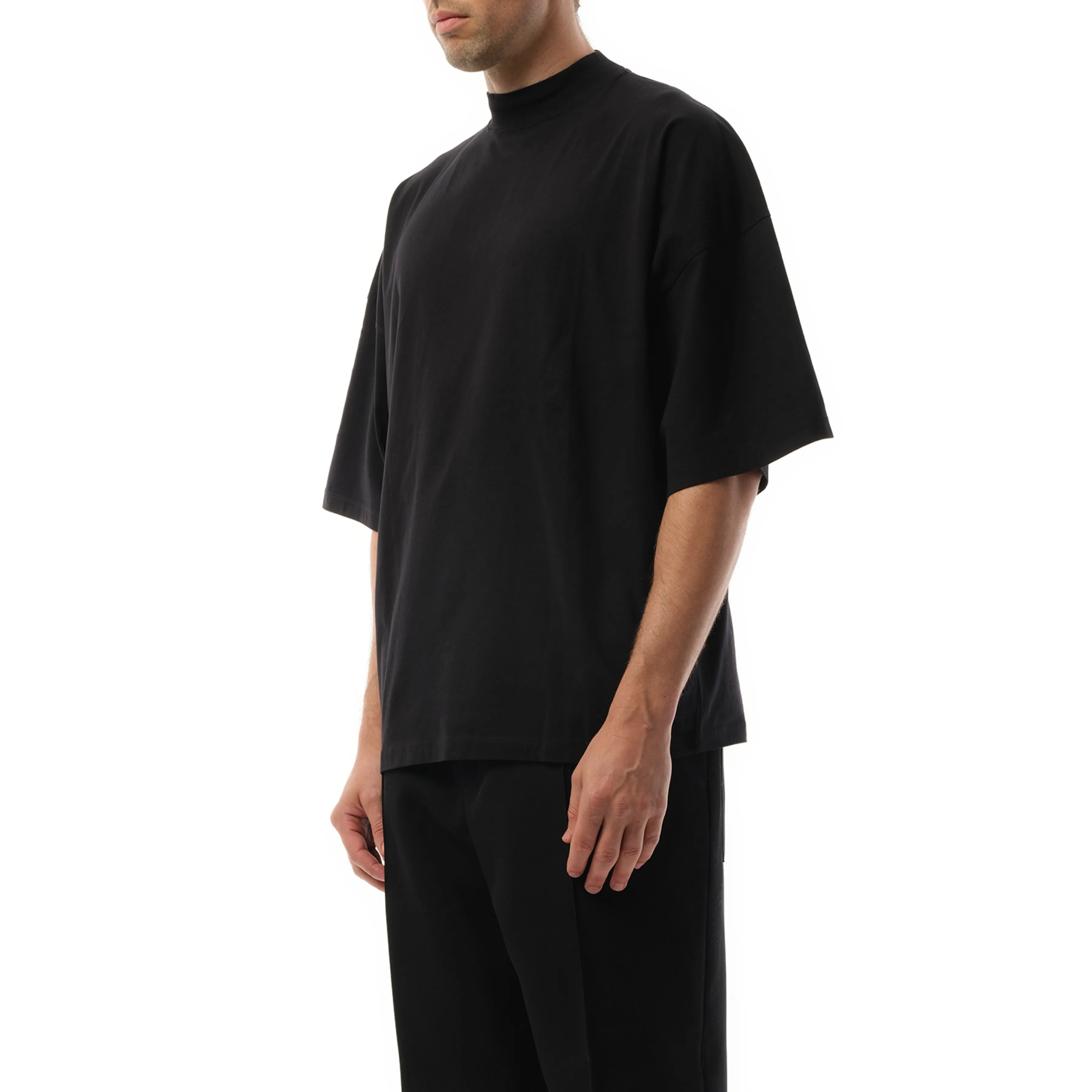Mock Neck T-Shirt in Black sold by MARAIS product image thumbnail 5