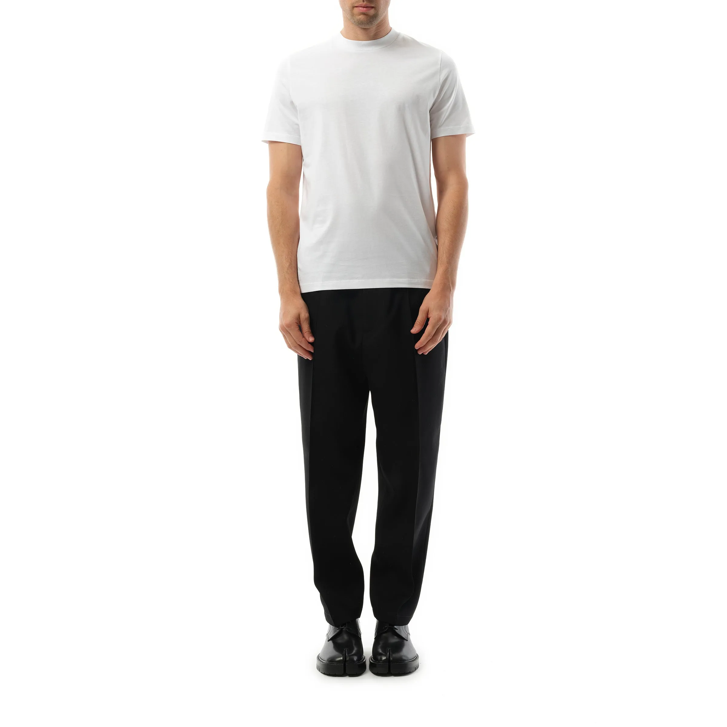 Basic T-Shirt in Optic White sold by MARAIS product image thumbnail 4