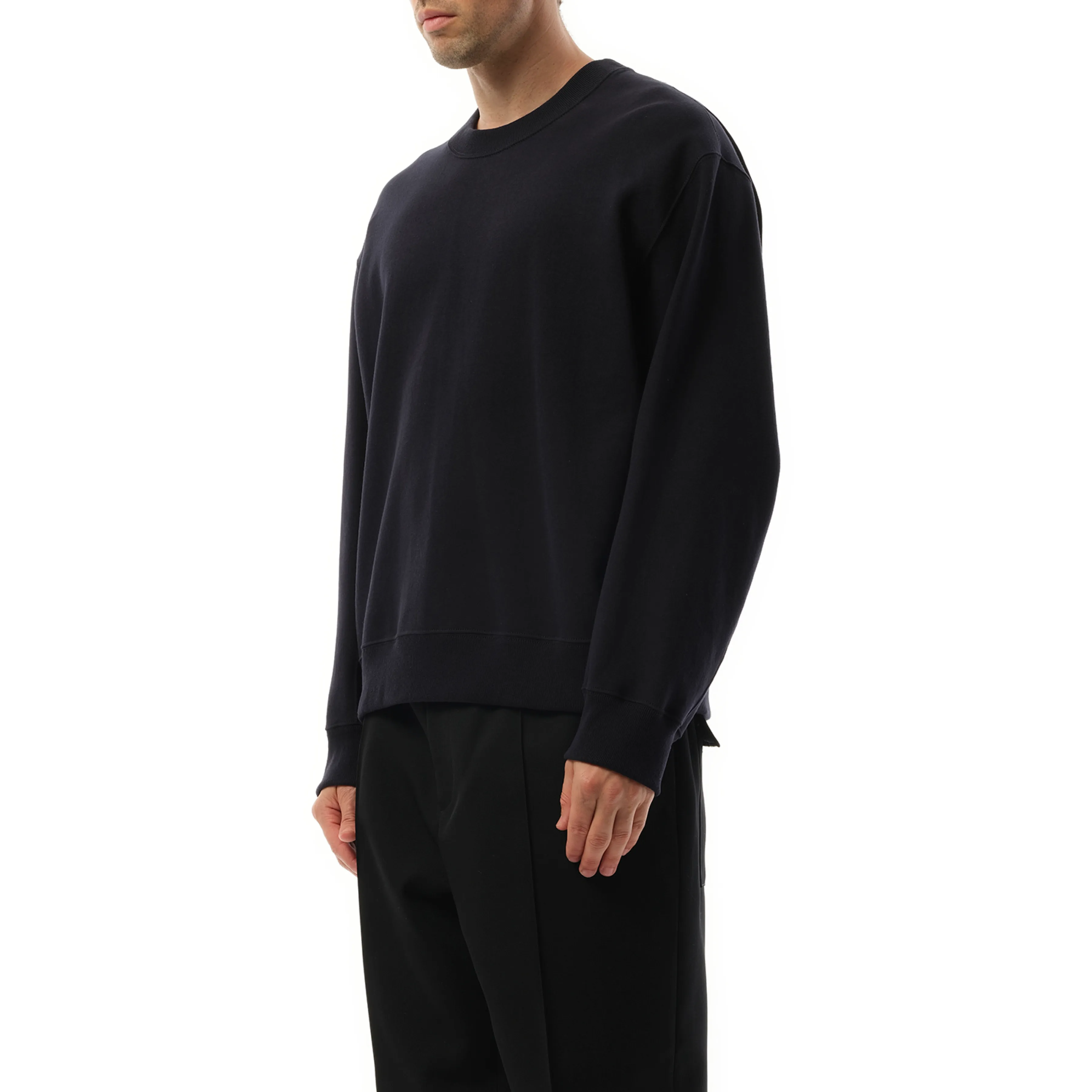 Logo Flag Sweatshirt in Navy sold by MARAIS product image thumbnail 5