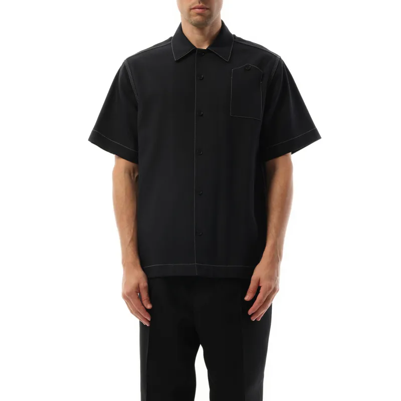 Short Sleeve Shirt 148 in Midnight sold by MARAIS