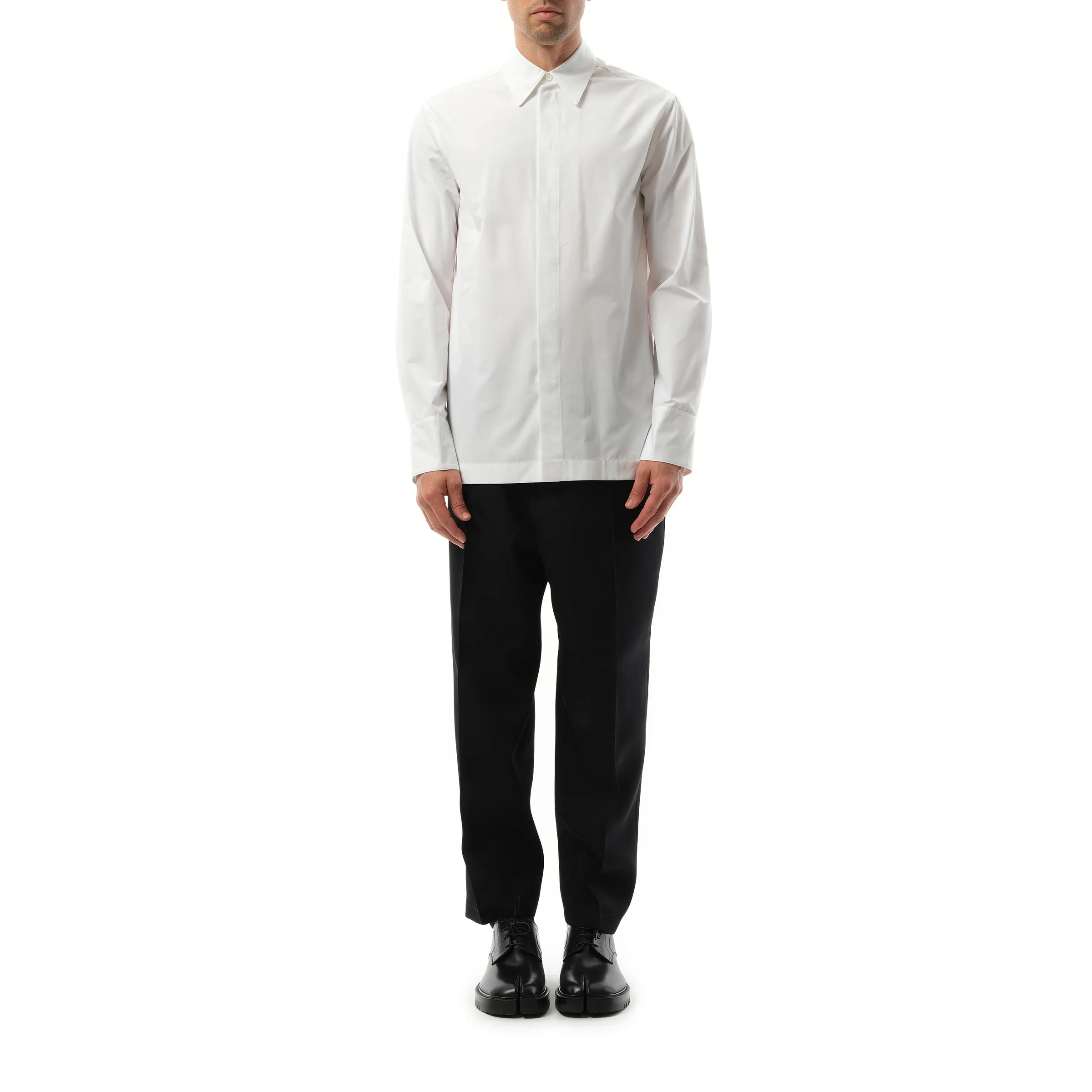 Regular Shirt 130 in Optic White sold by MARAIS product image thumbnail 4