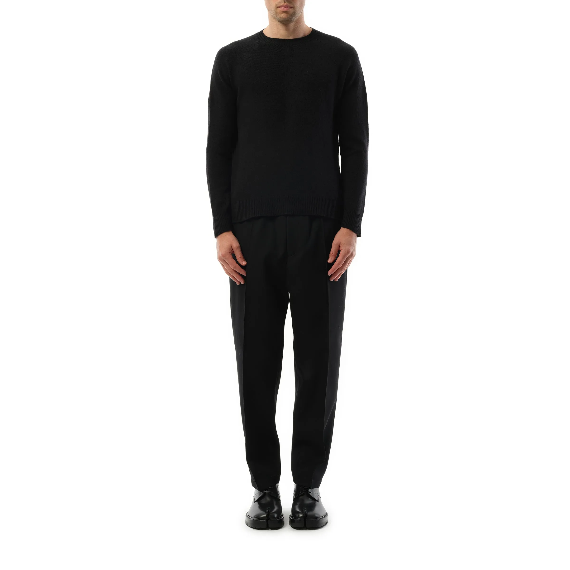 Cashmere Seamless Sweater in Black sold by MARAIS product image thumbnail 4