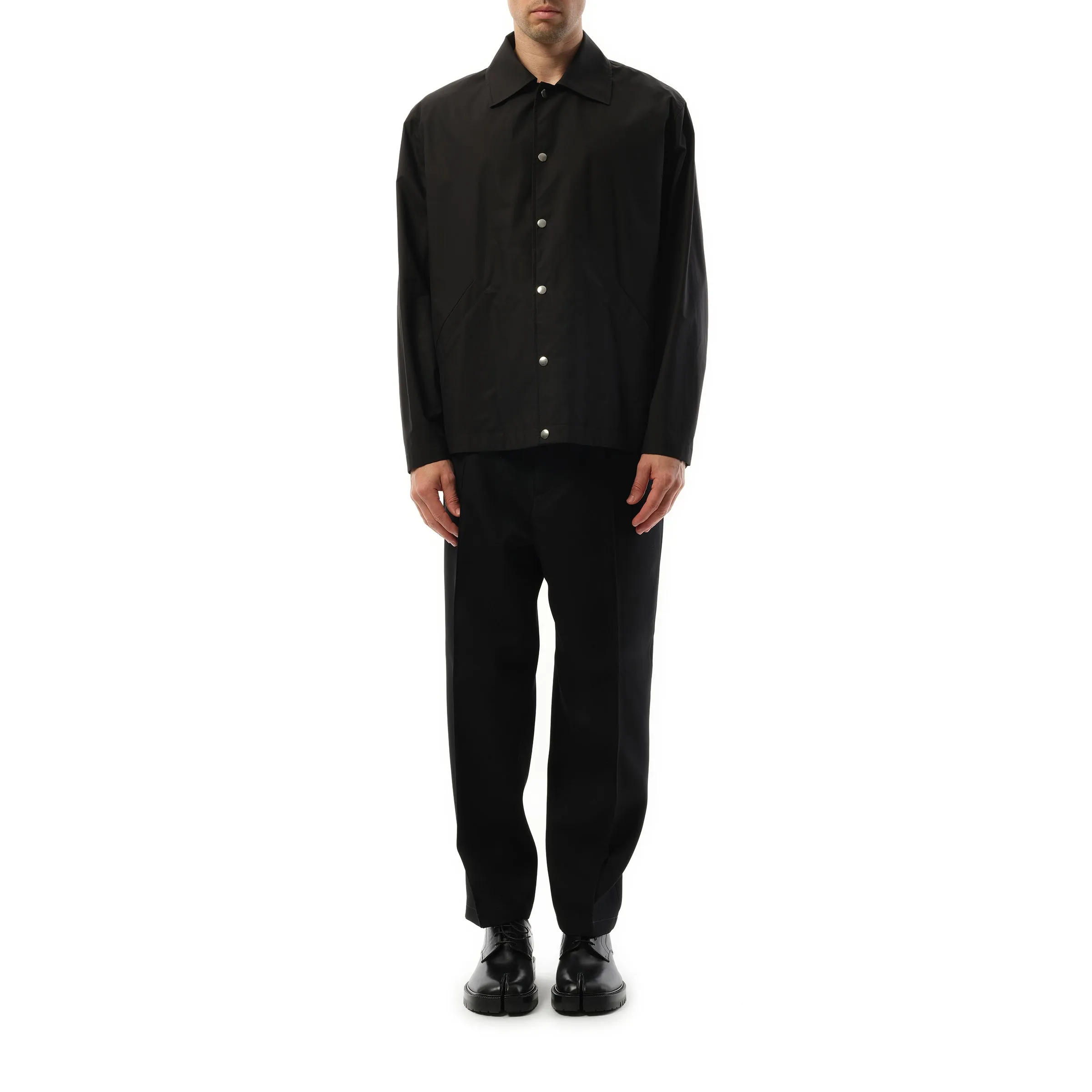 Jil Sander Logo Coach Jacket in Black sold by MARAIS product image thumbnail 4