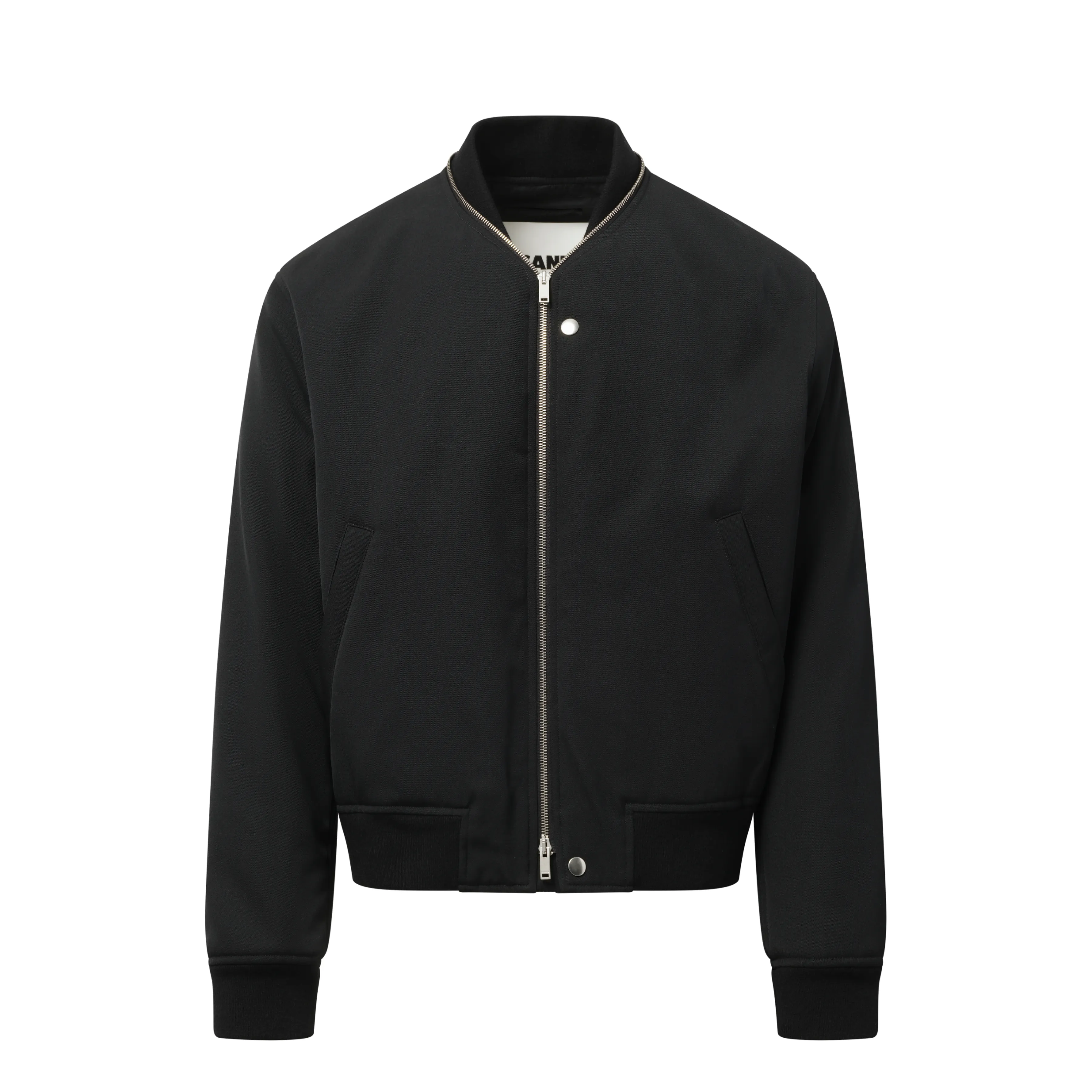 Jil Sander Zip Bomber Jacket in Black sold by MARAIS product image thumbnail 2