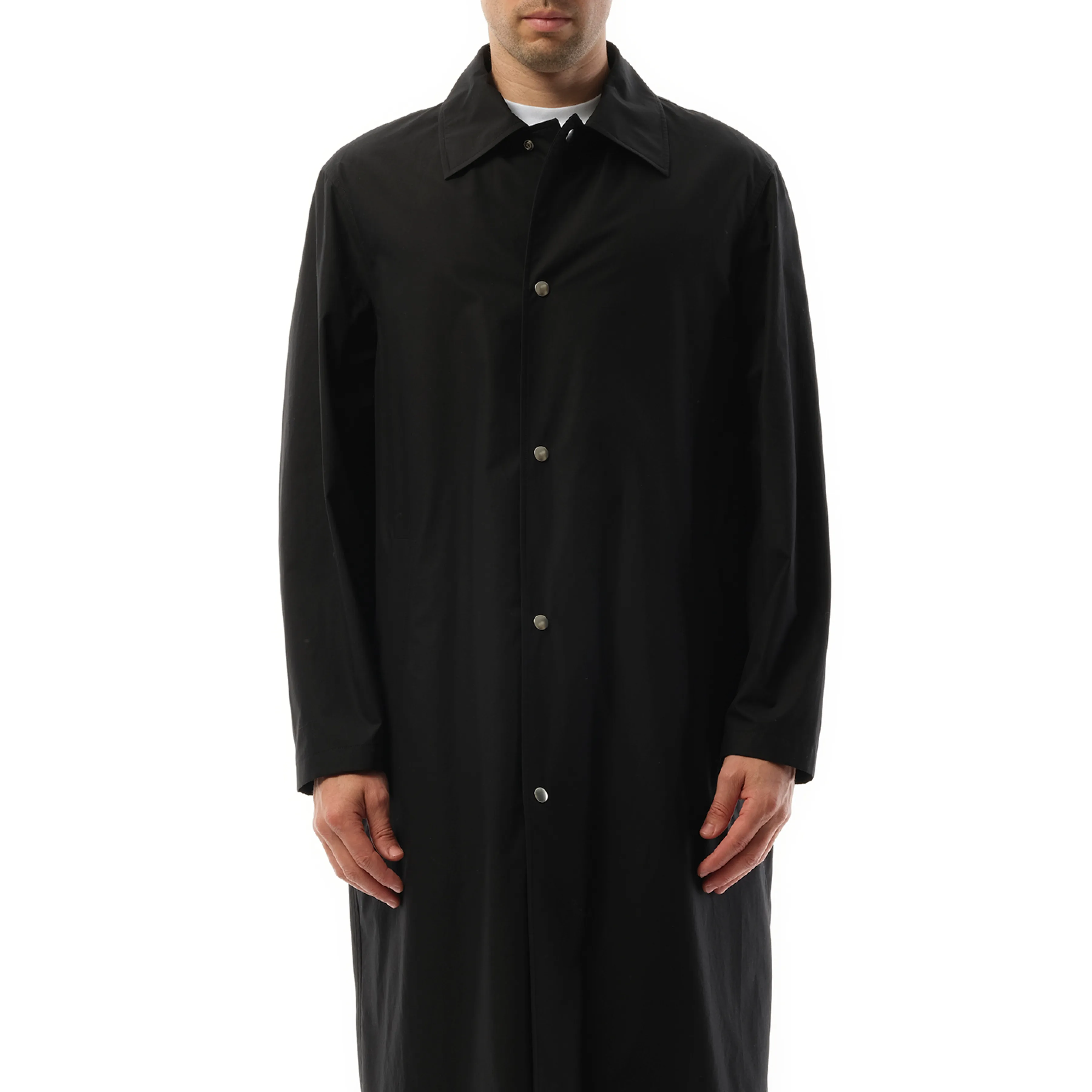 Jil Sander Logo Parka in Black sold by MARAIS