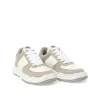 Wayne OG Leather Sneaker in Gray/White sold by MARAIS