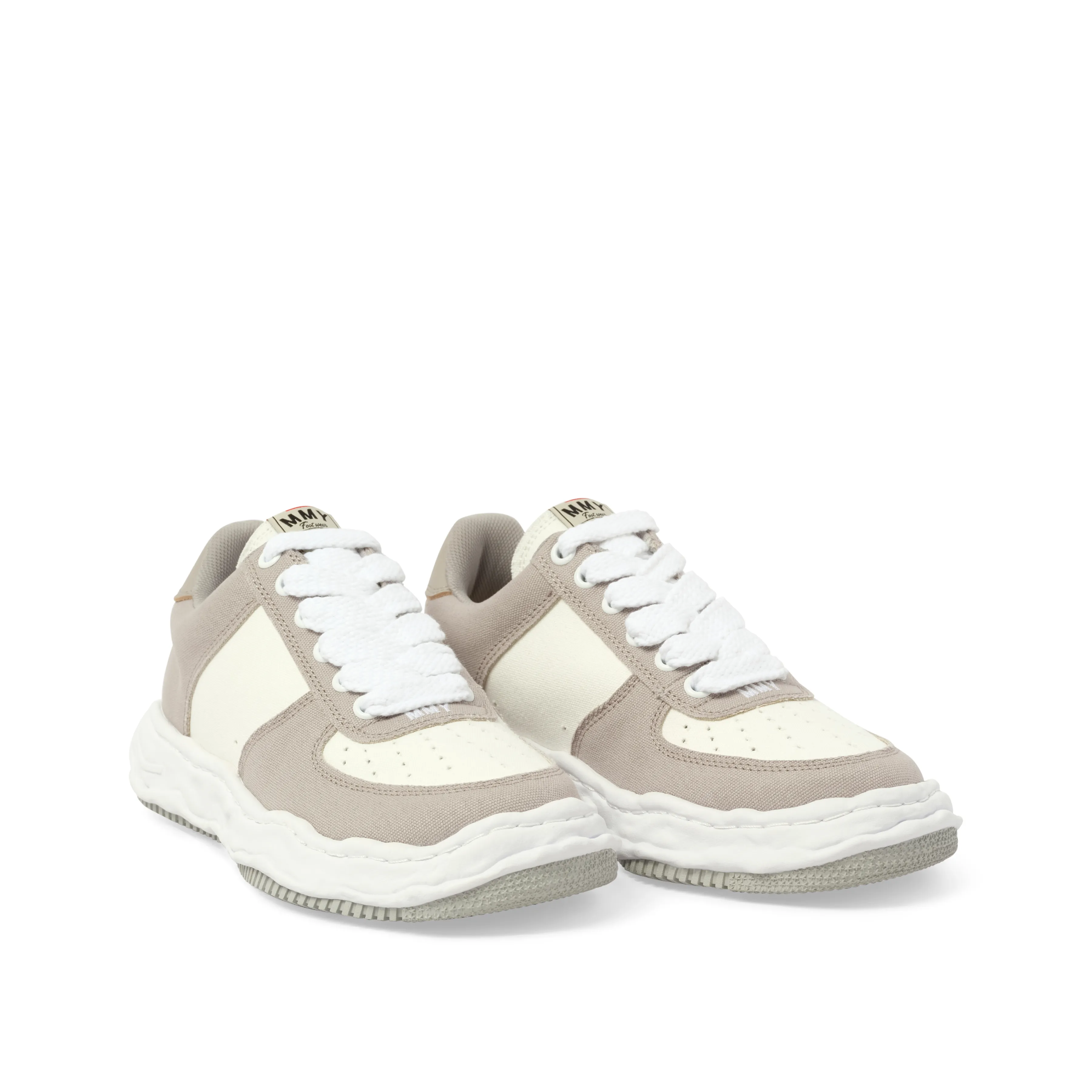 Wayne OG Leather Sneaker in Gray/White sold by MARAIS product image thumbnail 2