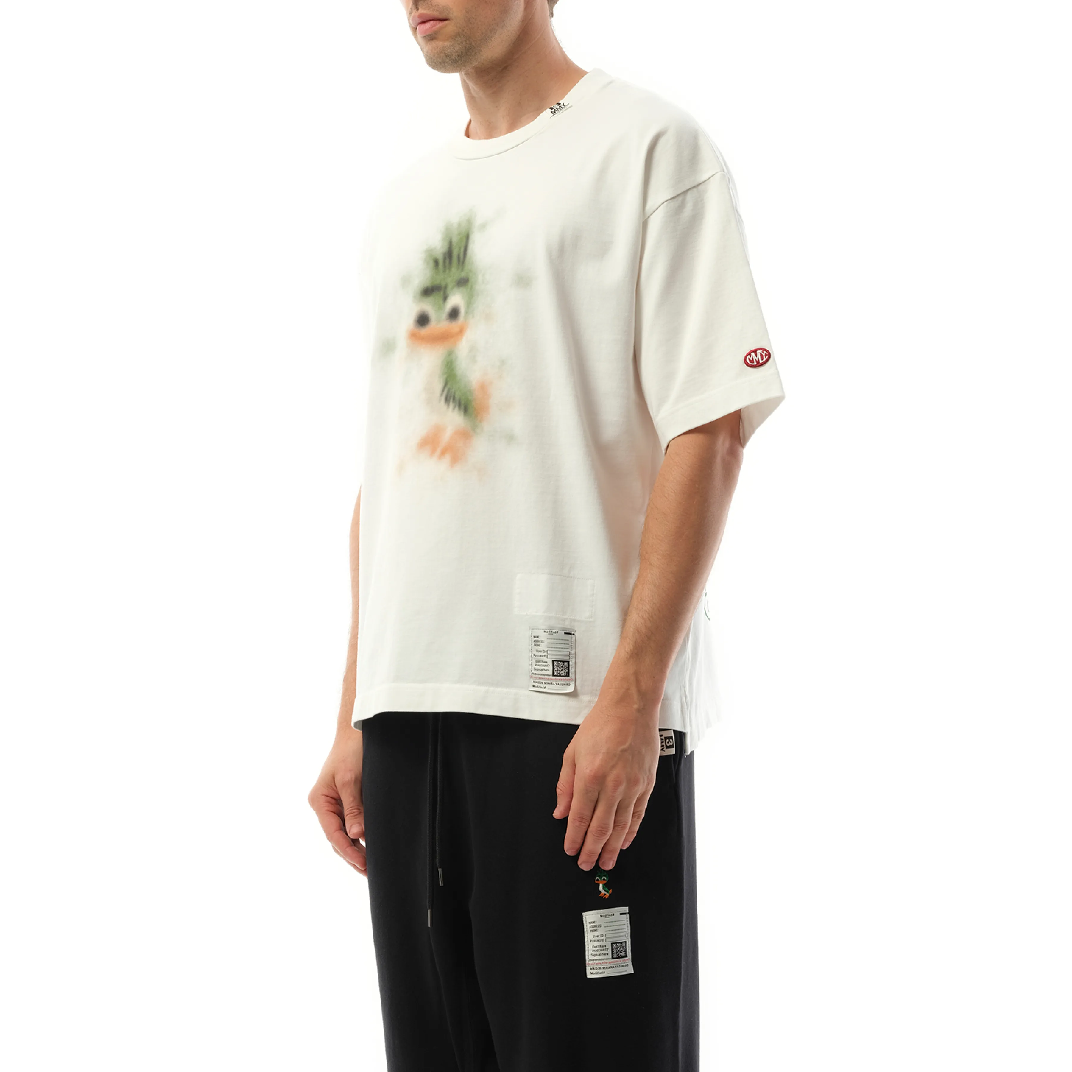 Leon Printed T-Shirt in White sold by MARAIS product image thumbnail 5